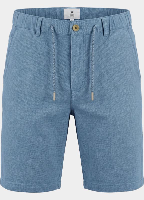 Bos Korte Broek heren Blauw Ferdinand Structure Chino Sho 26109FE06BO/4020