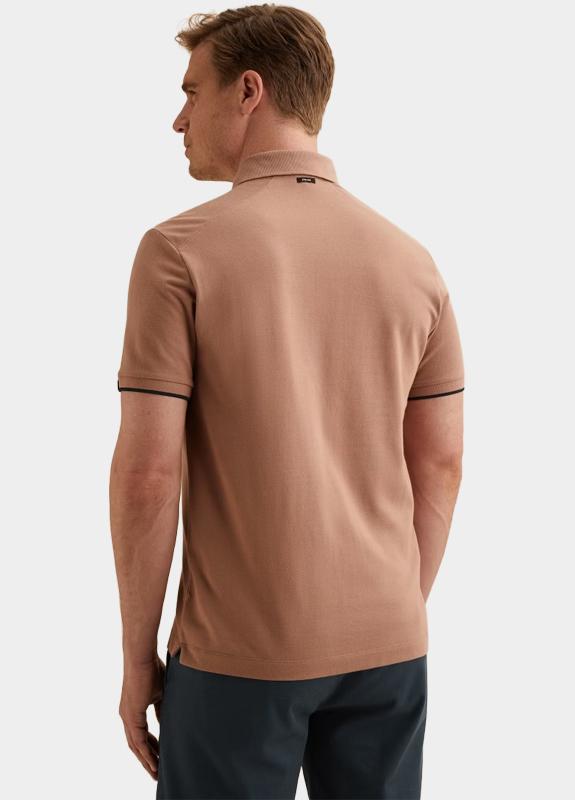 Vanguard Polo korte mouw Bruin Short sleeve polo pique blend VPSS2604850/8202