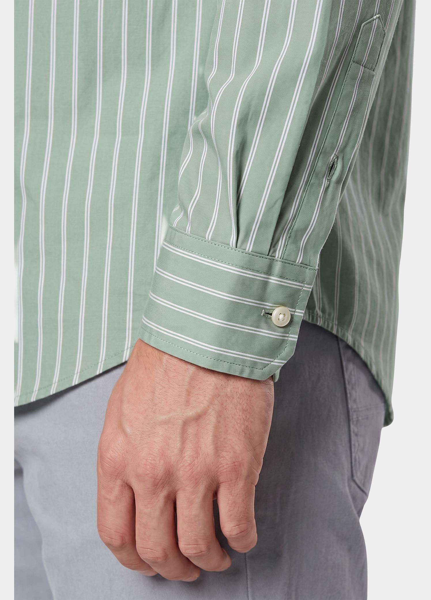 Gant Overhemd heren Groen Klassiek poplin overhemd met 3262031/308