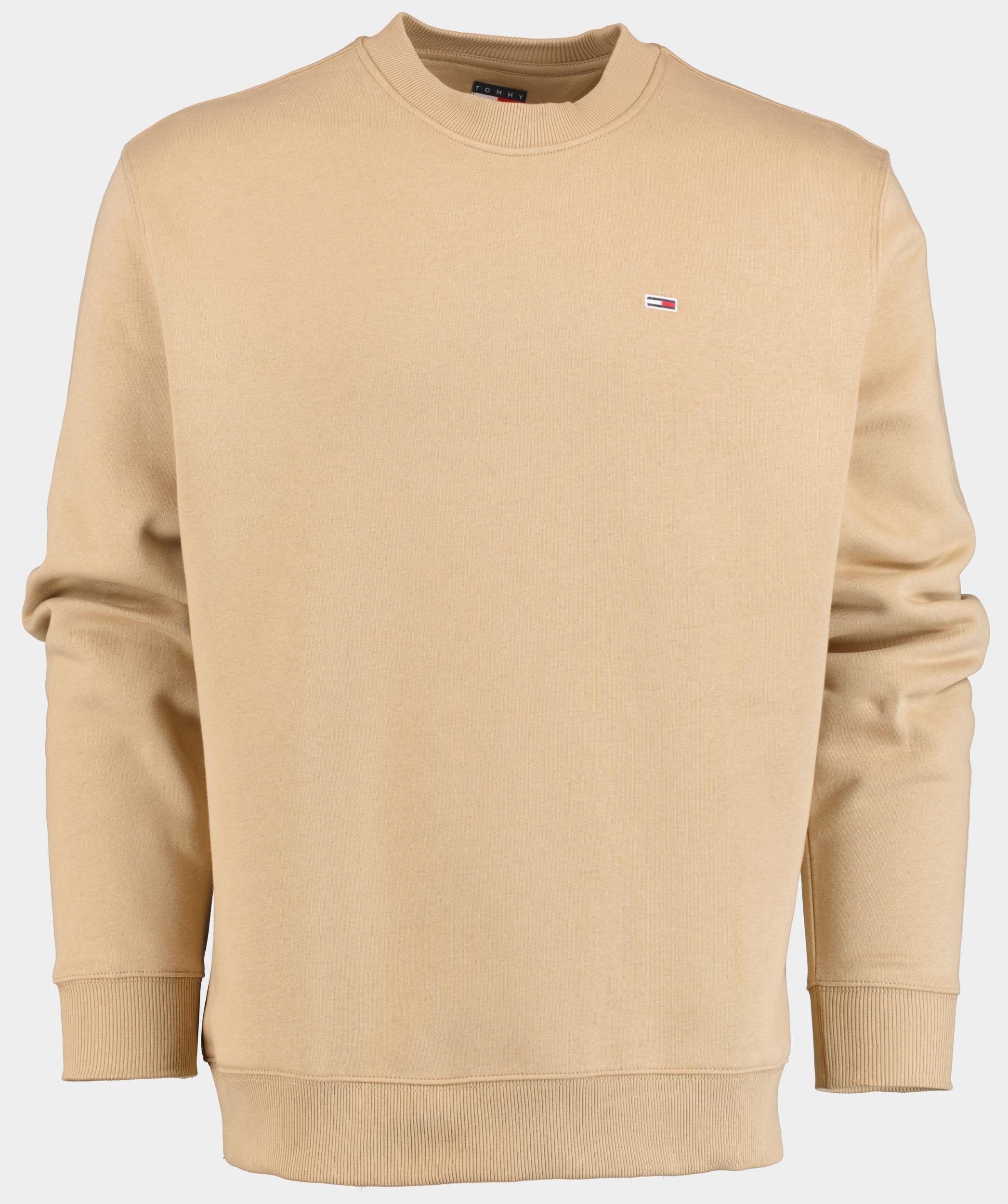 Tommy Jeans Sweater Beige TJM REG S FLAG CREW EXT DM0DM20741/ACT