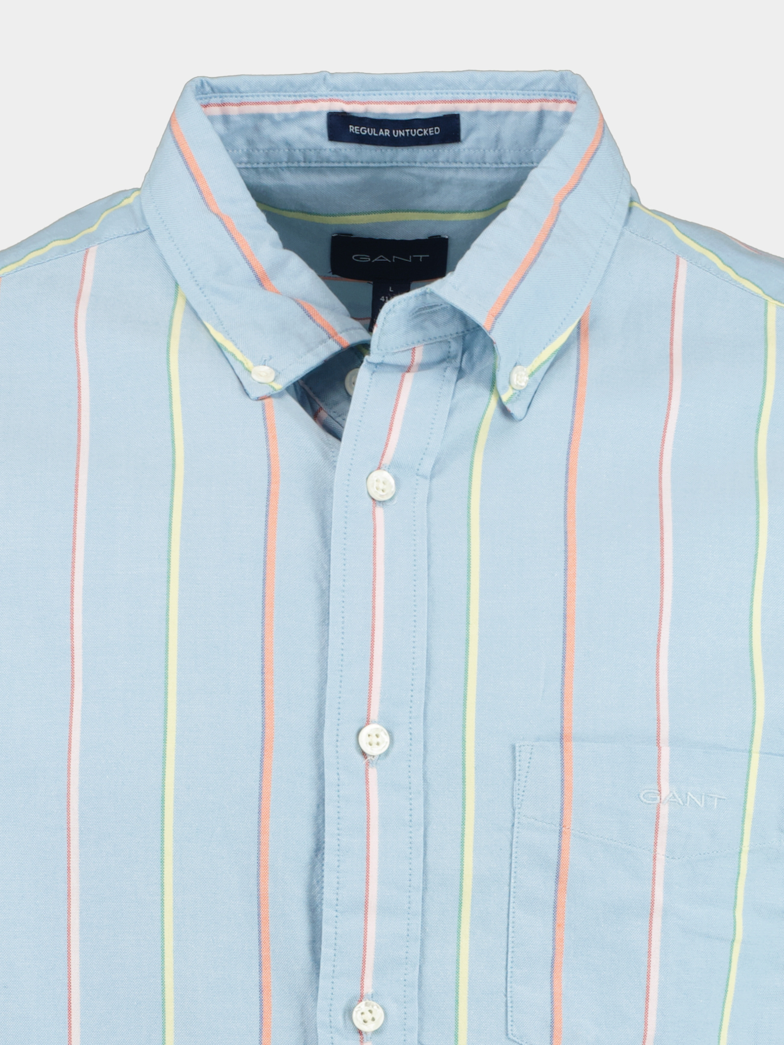 Gant Casual hemd lange mouw Blauw Reg UT Archive Oxford Stripe S 3230040/468
