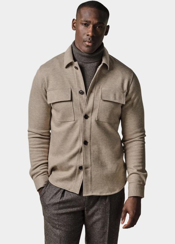 Profuomo Overshirt Beige  PPWF30002/B