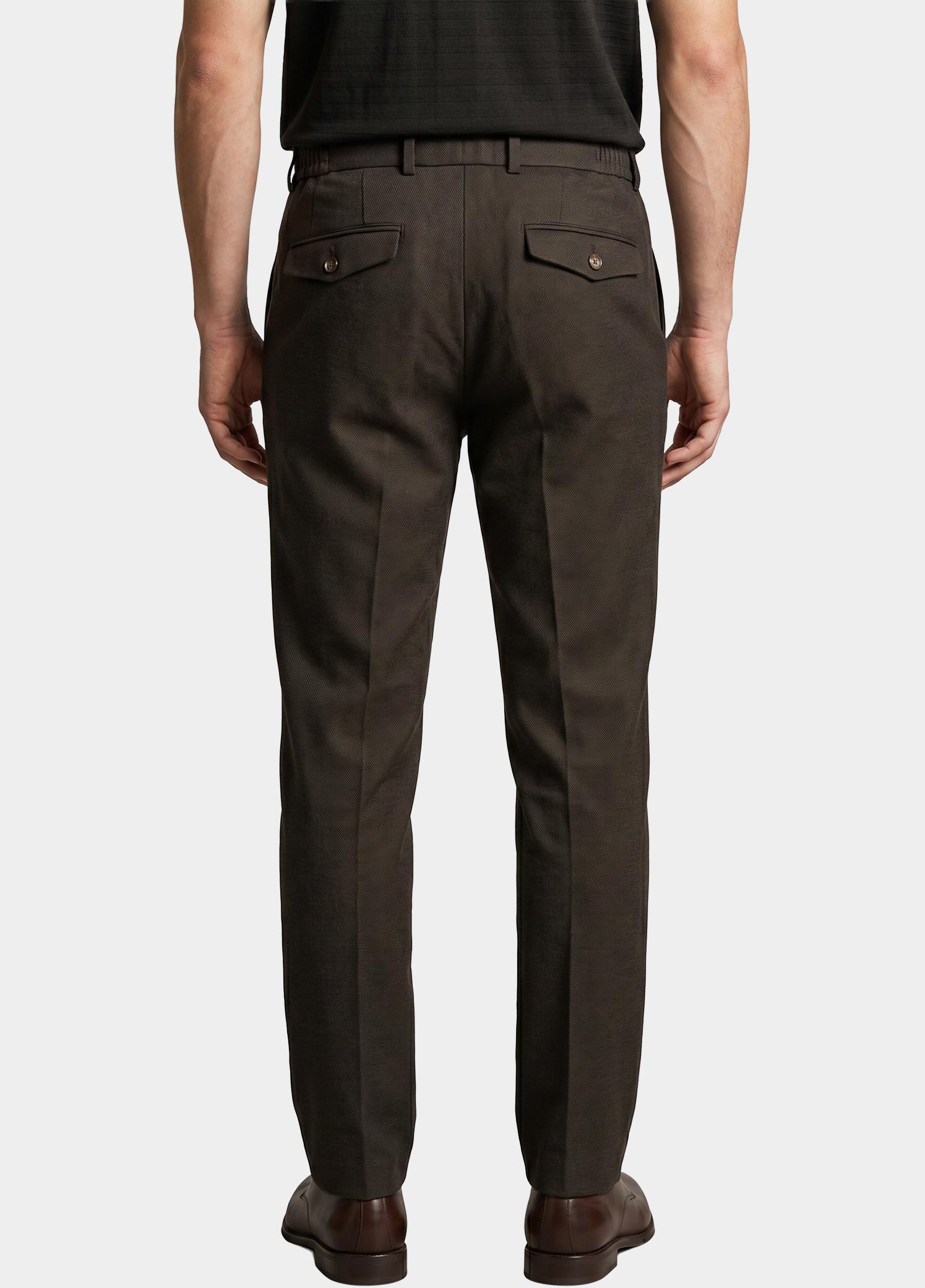Born With Appetite Chino Bruin Pedro Jersey Pants 25304PE69/870 dark brown