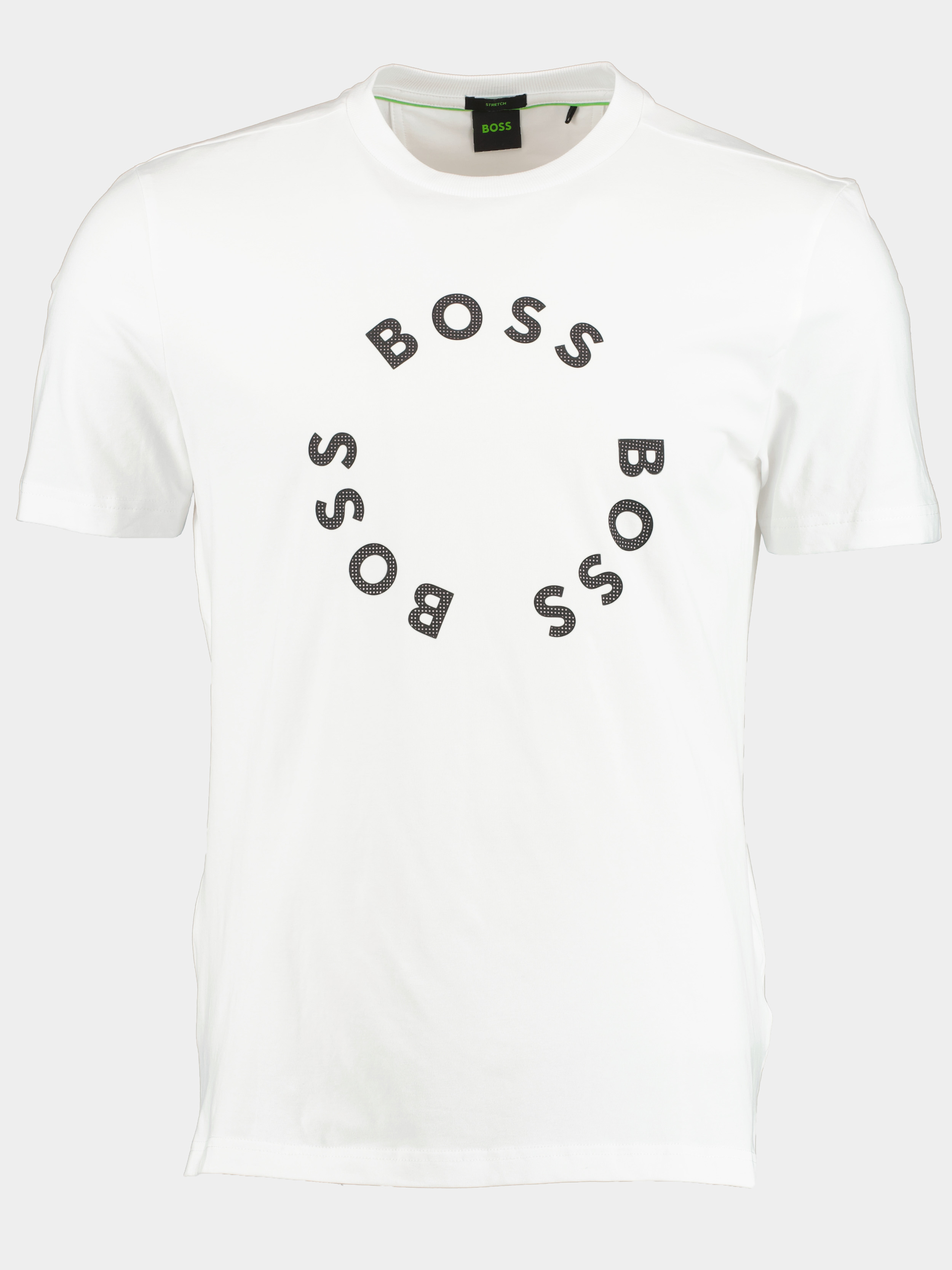 BOSS Green T-shirt korte mouw Wit Tee 4 10194355 01 50488831/100