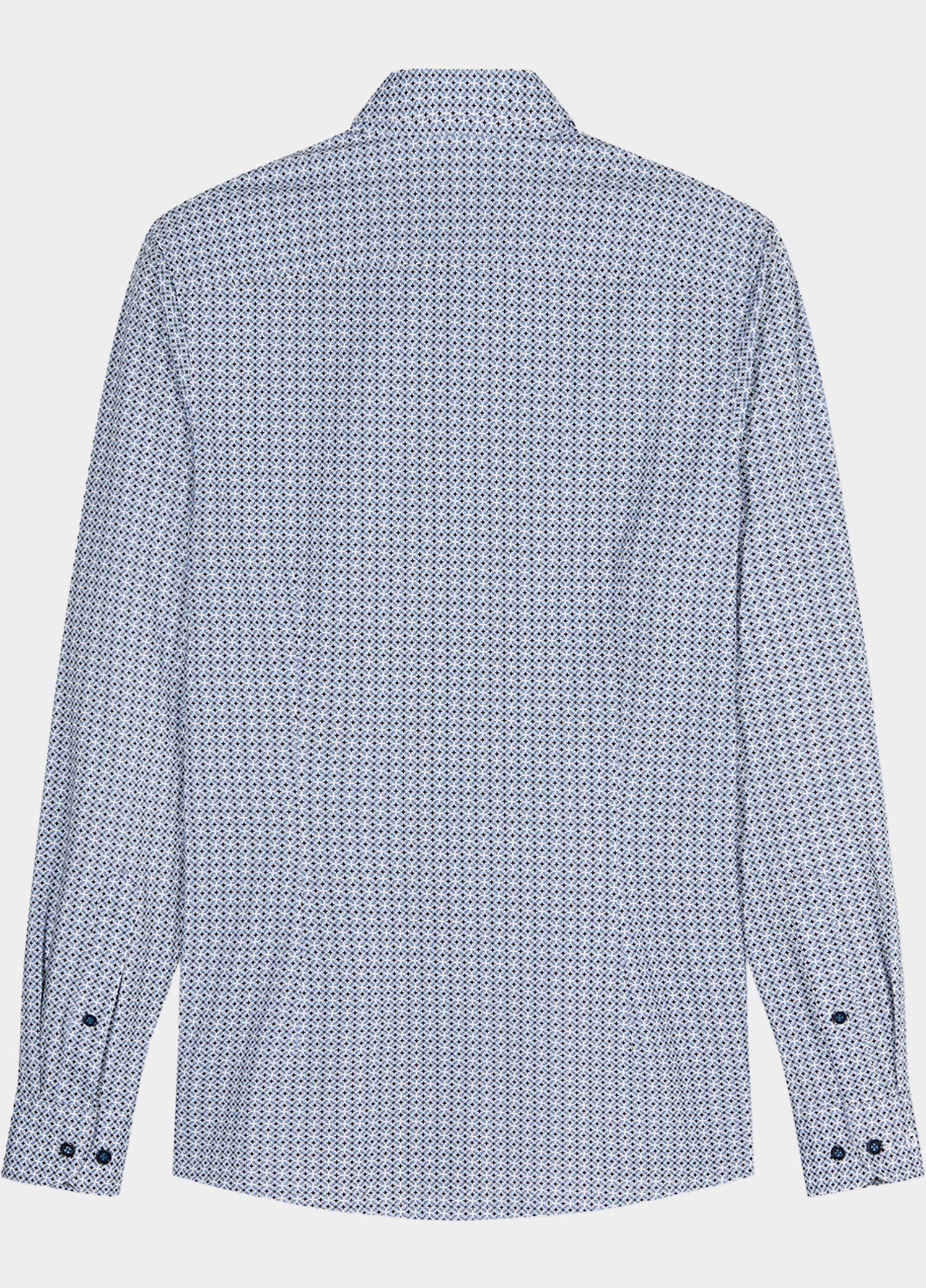 Olymp Zakelijk overhemd heren Blauw 24/7 Luxor mf D.2350 o.T. 121924/11