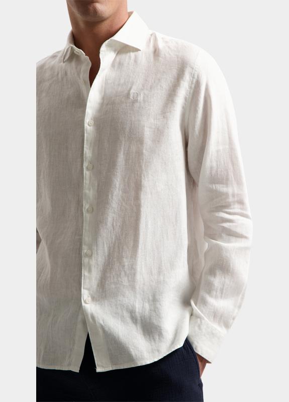 Dstrezzed Overhemd heren Wit DS_Jagger Shirt 303710-SS25/100