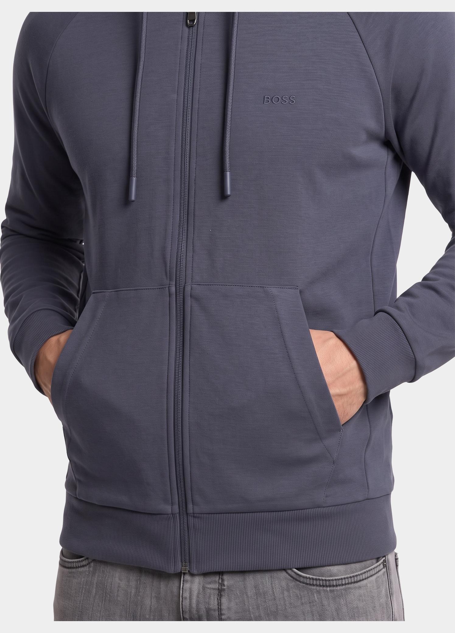 BOSS Green Hoodie heren Blauw Saggy 10280596 01 50565305/402
