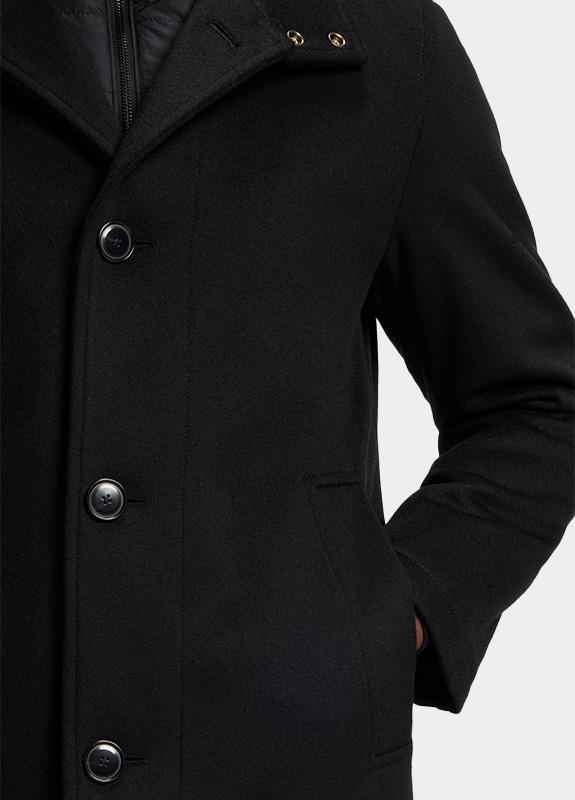 BOSS Black Wollen Jas Zwart H-Coxtan-234 10273687 01 50549193/001
