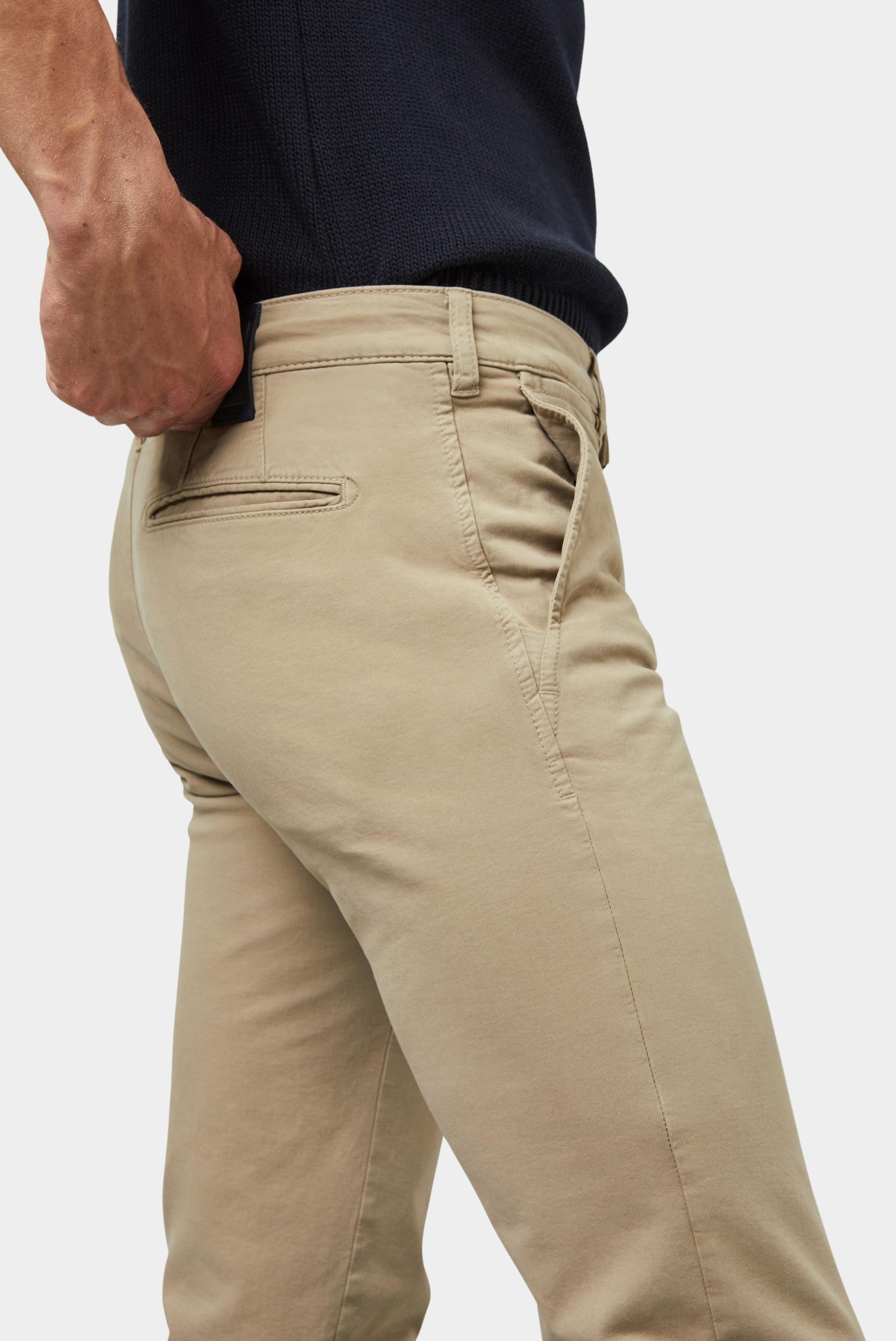 Meyer Katoenen Broek Beige M|5 CHINO Art.9-6001 3649600100/33