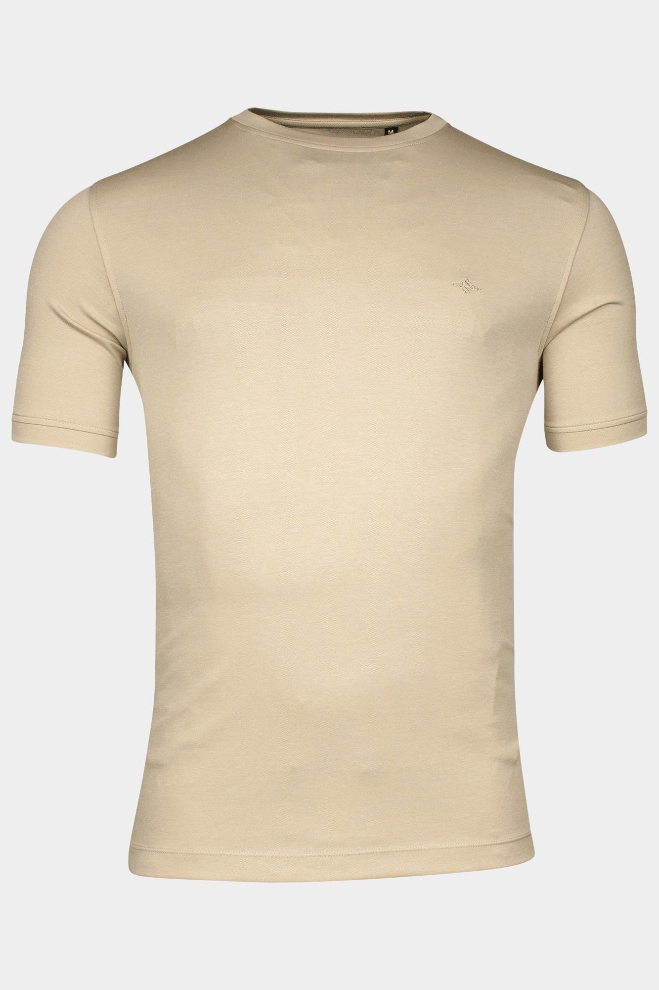 Baileys T-shirt korte mouw Beige T-Shirt Crew Neck  2-tone int 515077/82