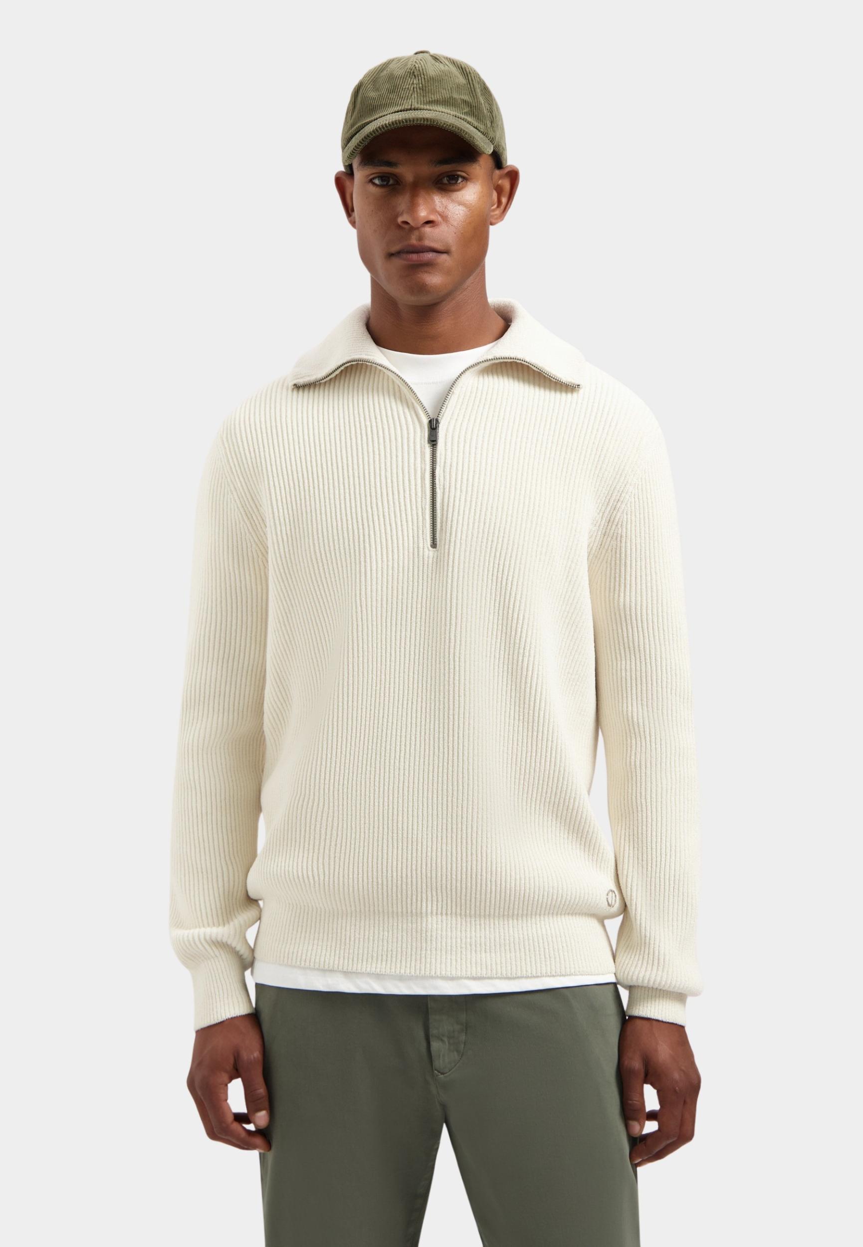 Dstrezzed Half Zip Grijs Josiah Skipper 405708-AW25/107 Dstrezzed Half Zip Grijs Josiah Skipper 405708-AW25/107