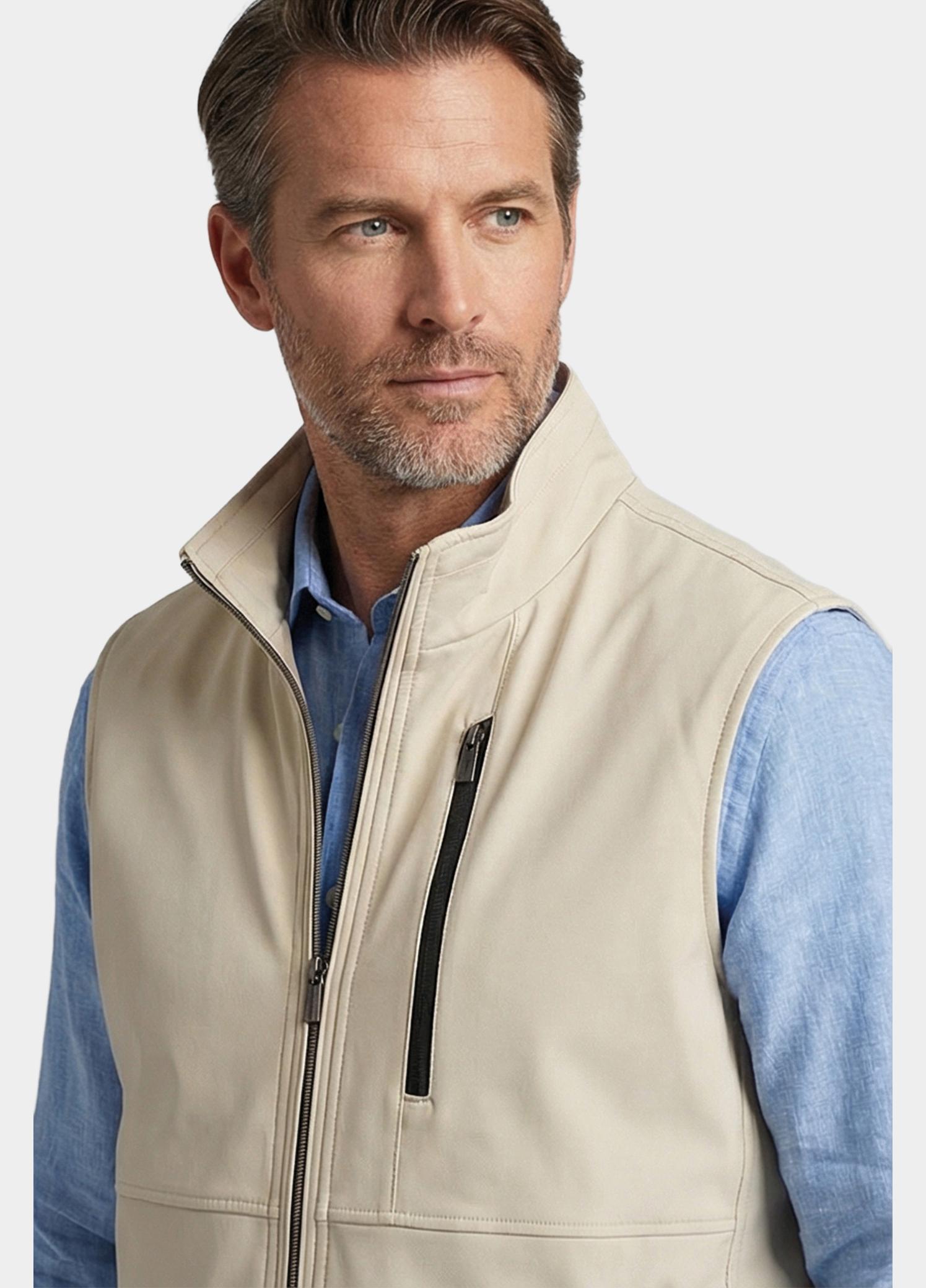 Baileys Bodywarmer heren Wit Bodywarmer  Chest Pocket 612530/81