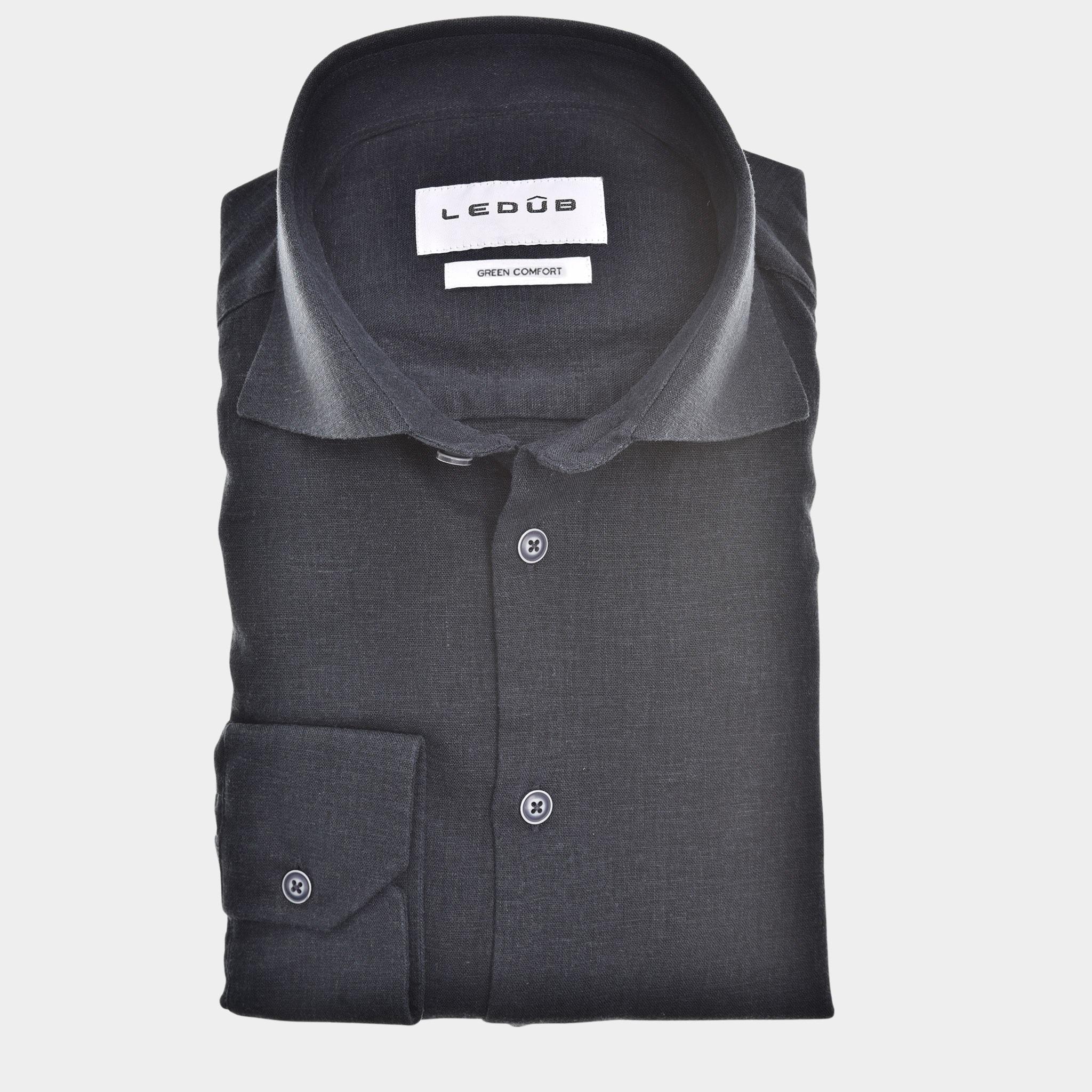 Ledub Business hemd lange mouw Blauw  0142918/190-000-000