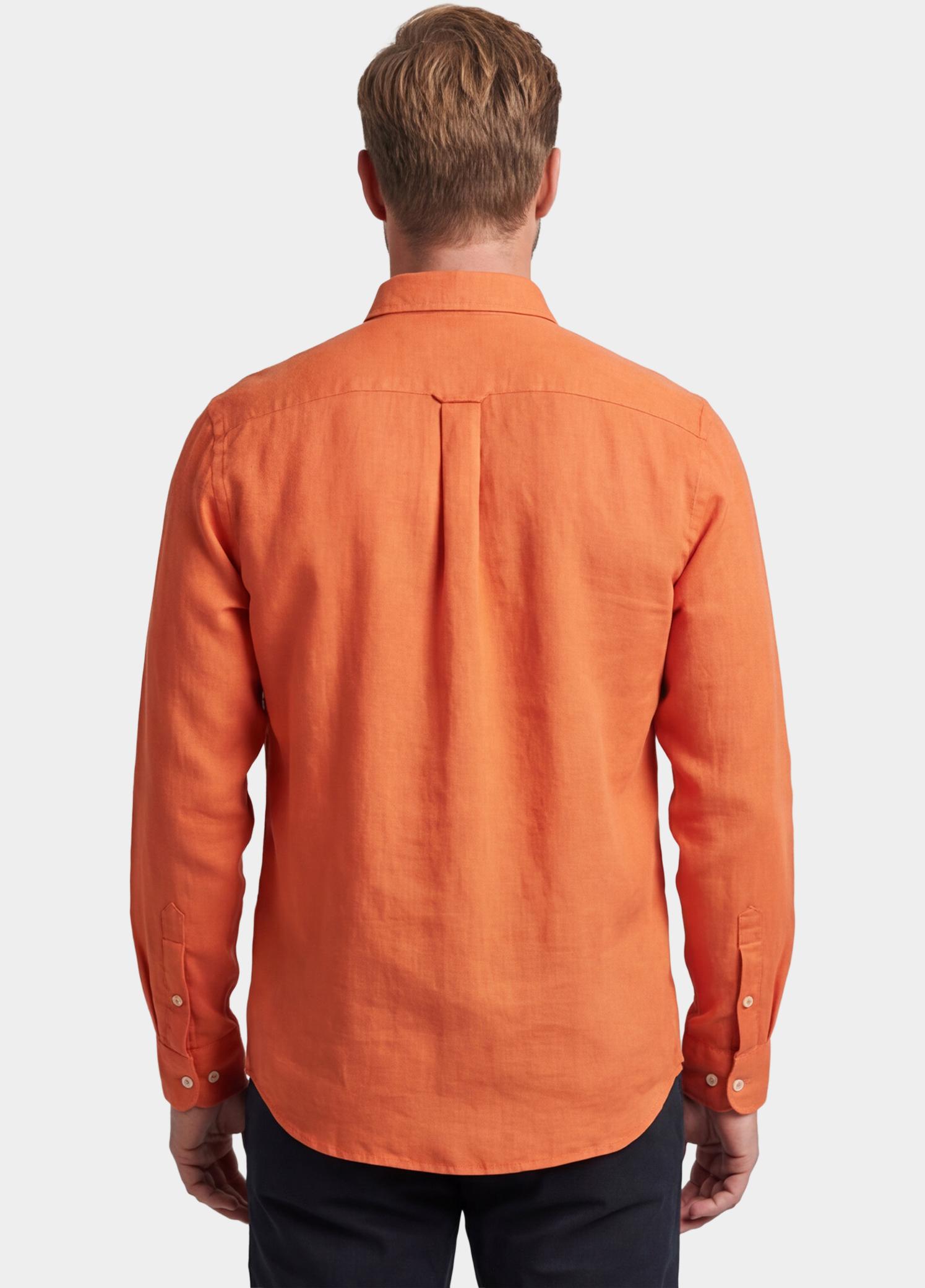Giordano Overhemd heren Rood Ivy Long Sleeve Button Down S 617009/32