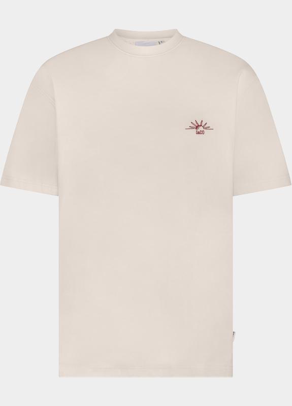 Supply & Co. T-shirt korte mouw Wit Ezra T-shirt With Backprint SCO26118EZ03/1002