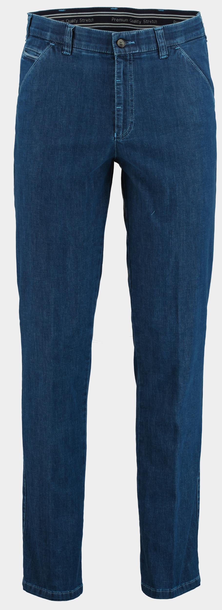 F043 Flatfront Jeans Blauw Summer Denim 1.60.041/600