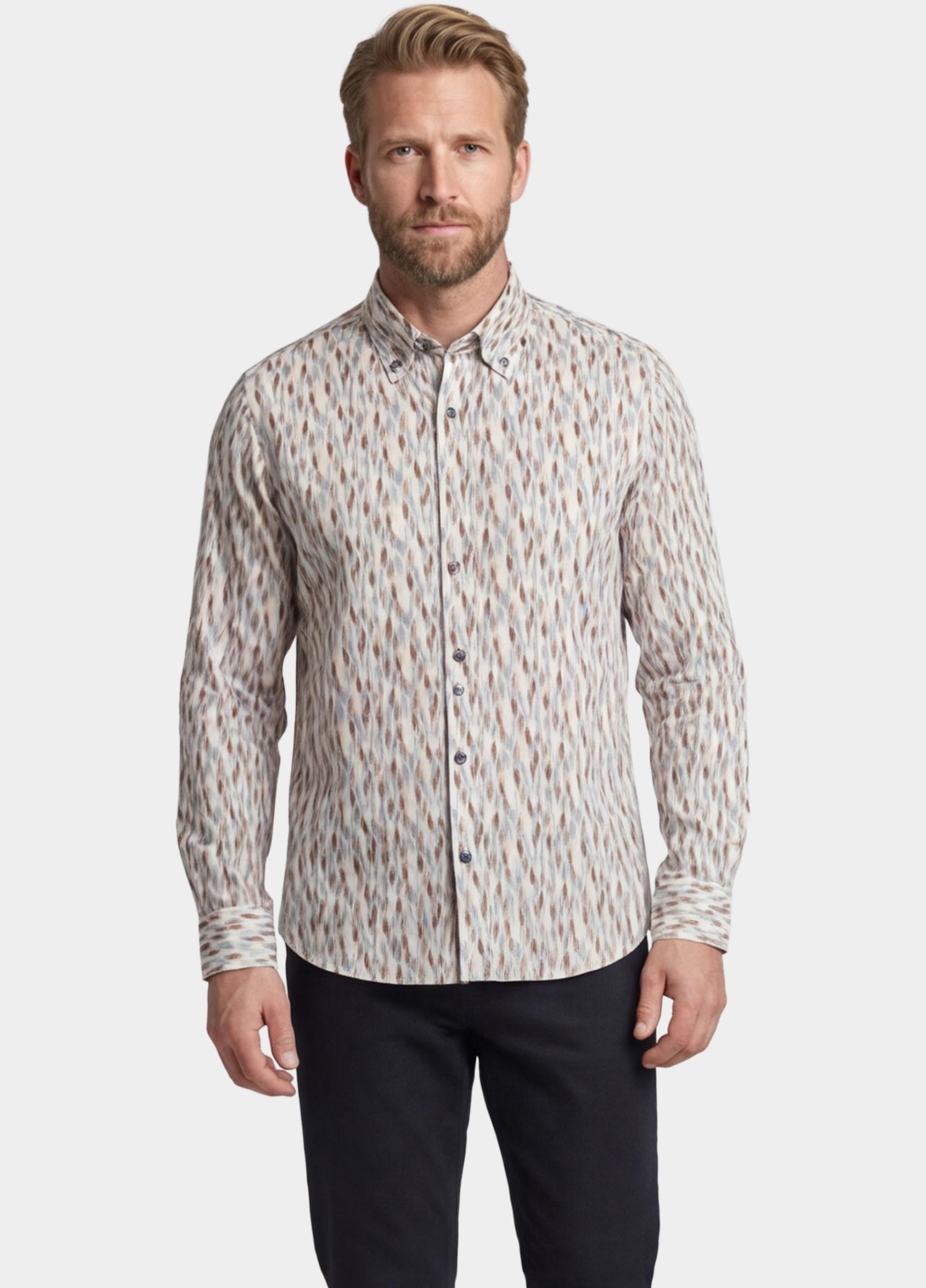 Giordano Overhemd heren Geel Ivy Long Sleeve Button Down L 617073/20