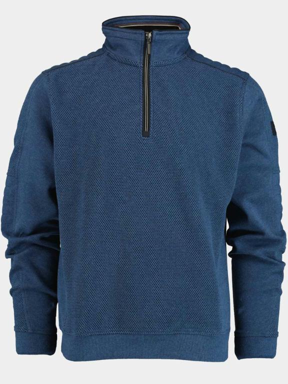 Baileys Sweater Blauw Sweatshirt zip 223137/535