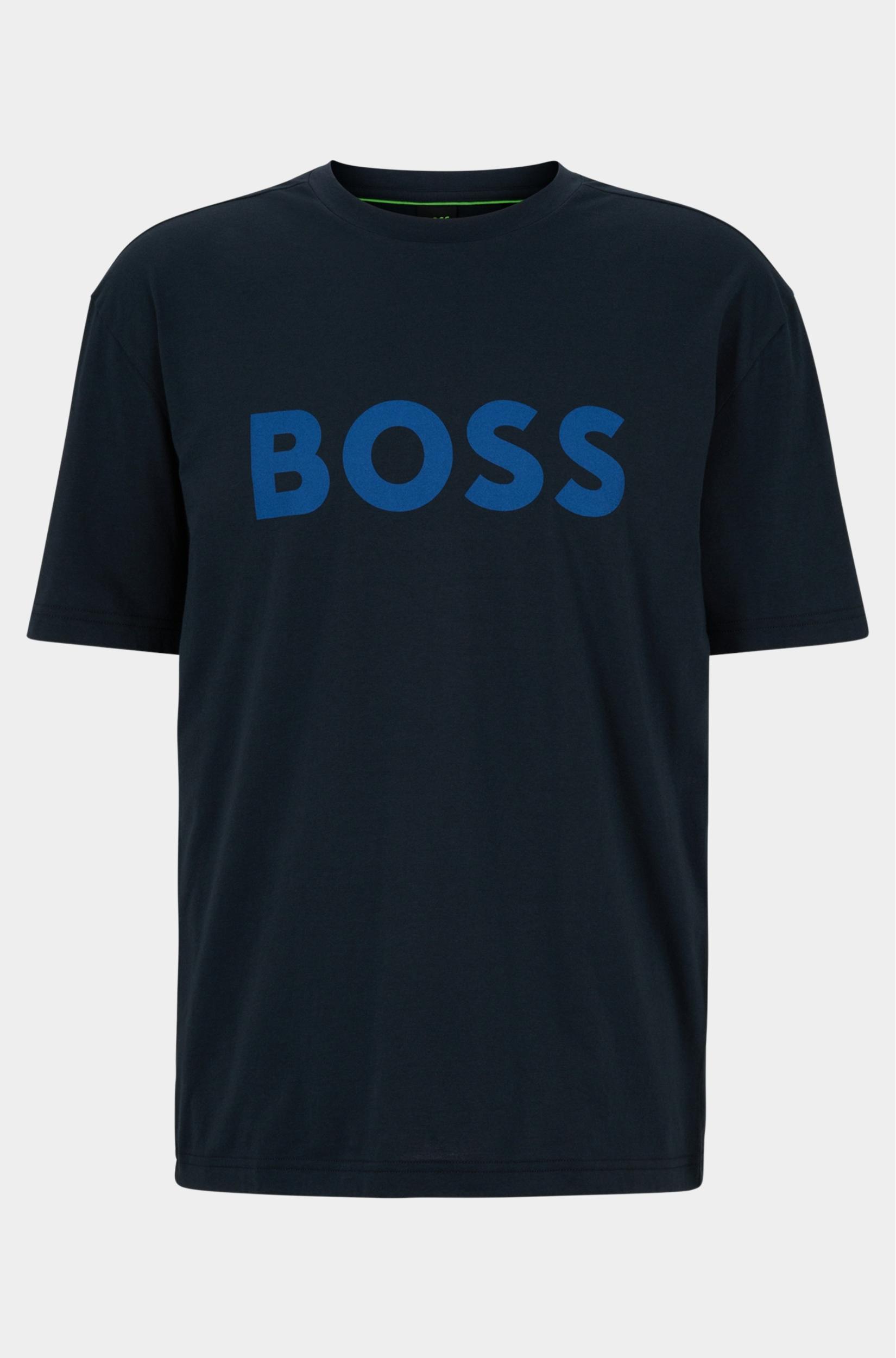 BOSS Green T-shirt korte mouw Blauw Tee 1 10213473 01 50483774/402