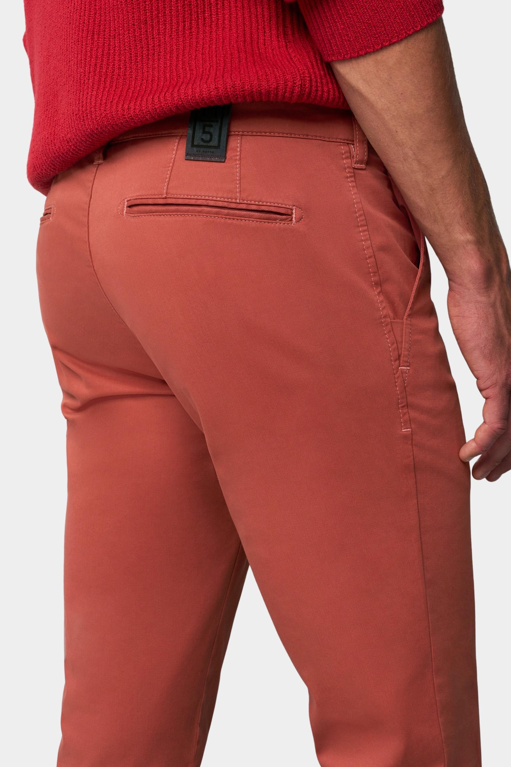 Meyer Katoenen Broek Bruin CHINO Art.1-6181 3641618100/47