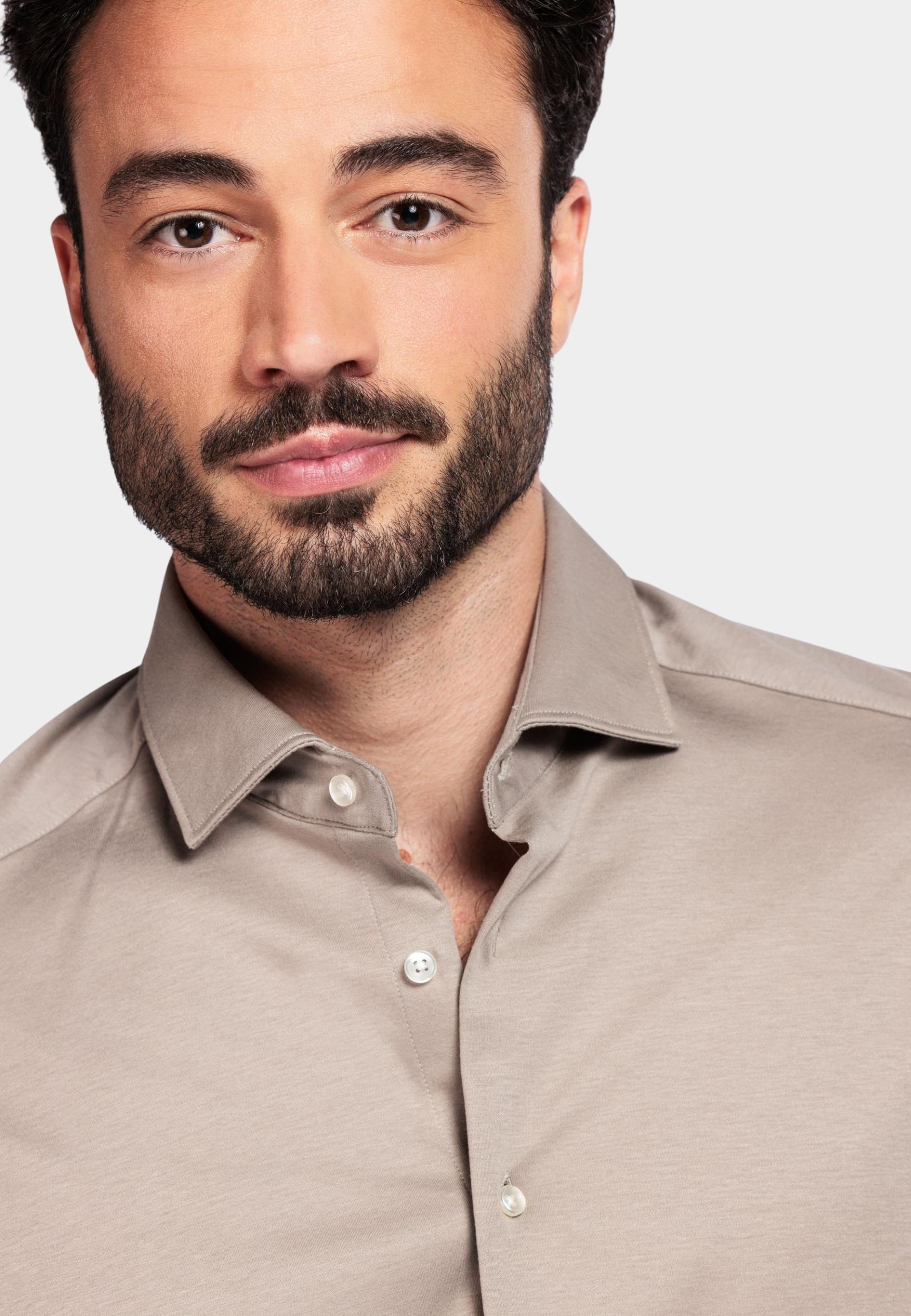 Giordano Casual hemd lange mouw Wit Maggiore long sleeve semi cut NOS7878/81