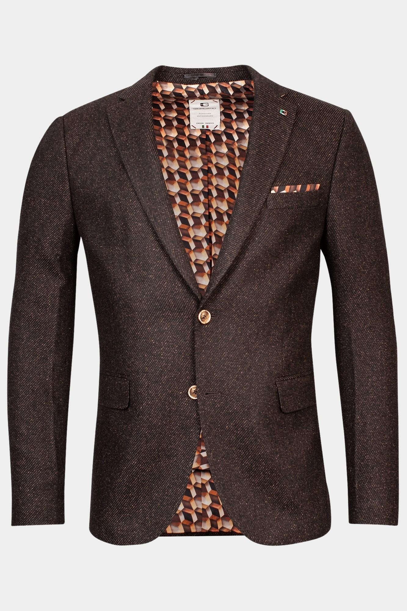 Giordano Blazer Bruin Blazer Robert Wool mix Tweed 322609/80
