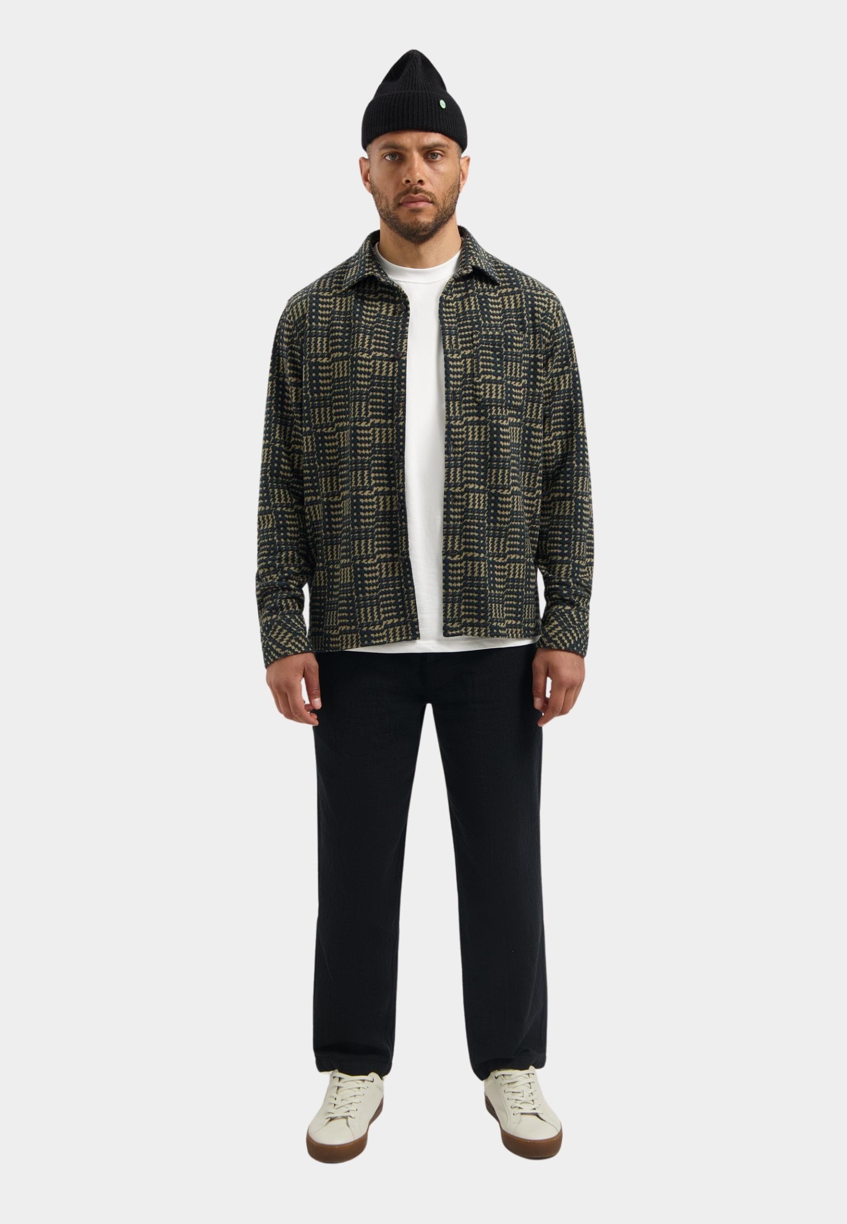 Dstrezzed Casual hemd lange mouw Bruin DS_Gus Flannel Shirt 303882-AW25/275