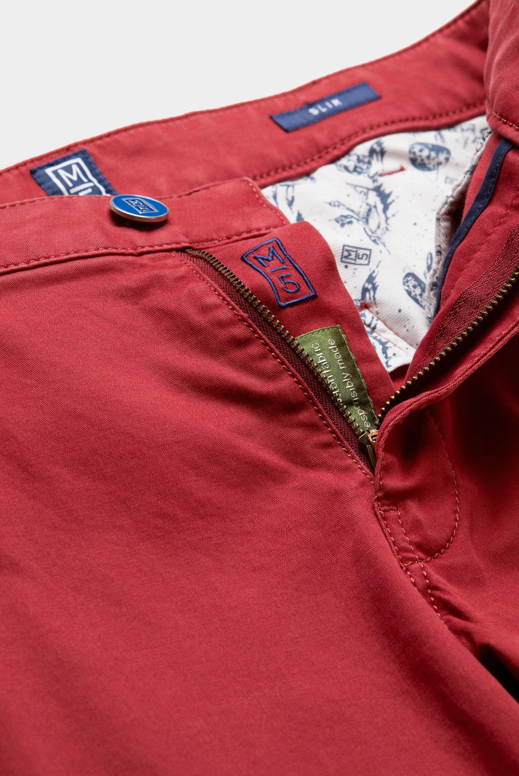 Meyer Katoenen Broek Rood SLIM Art.9-6172 3619617200/55