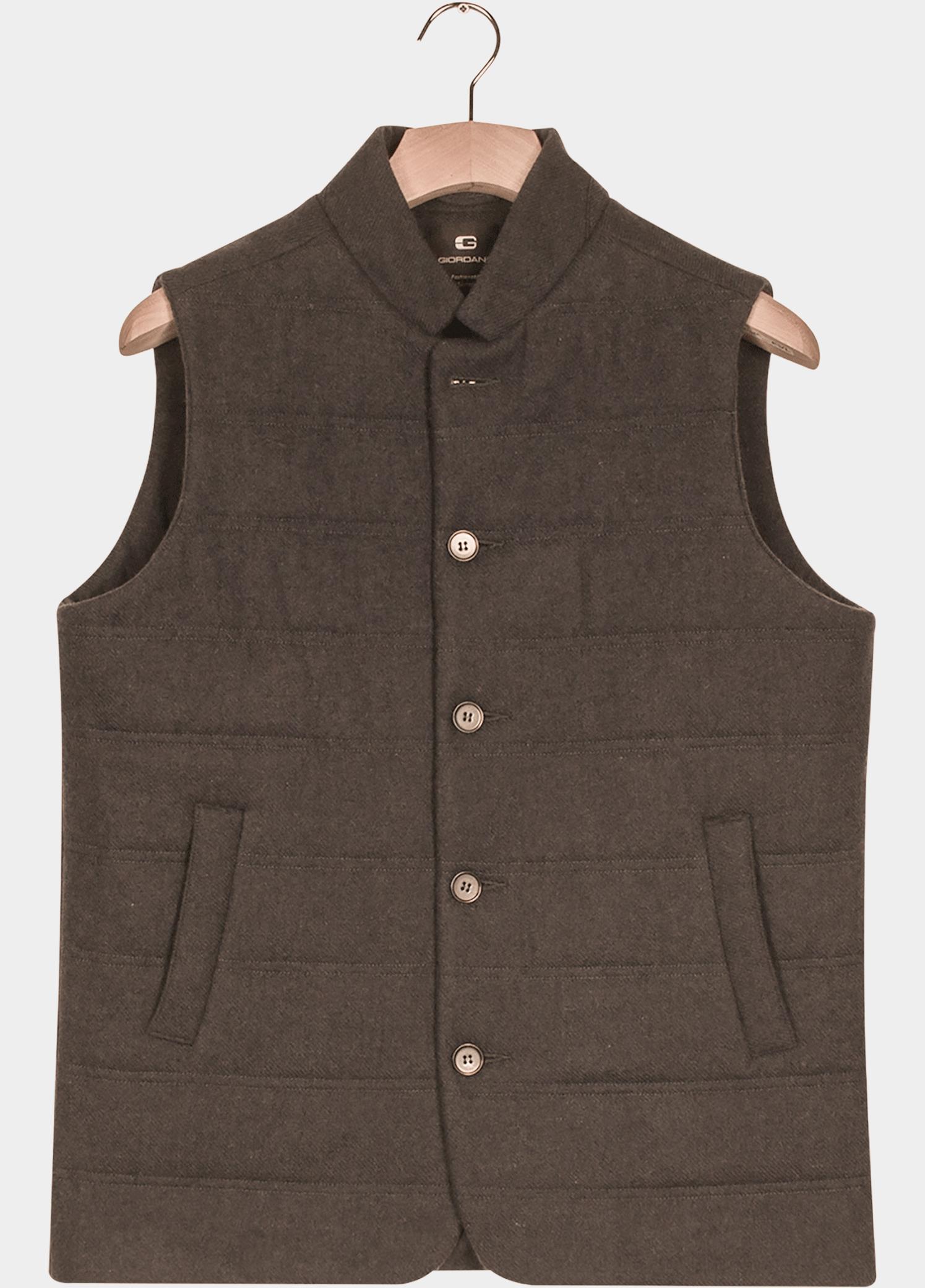 Giordano Bodywarmer heren Bruin Owen Bodywarmer Luxury Wool T 522551/80