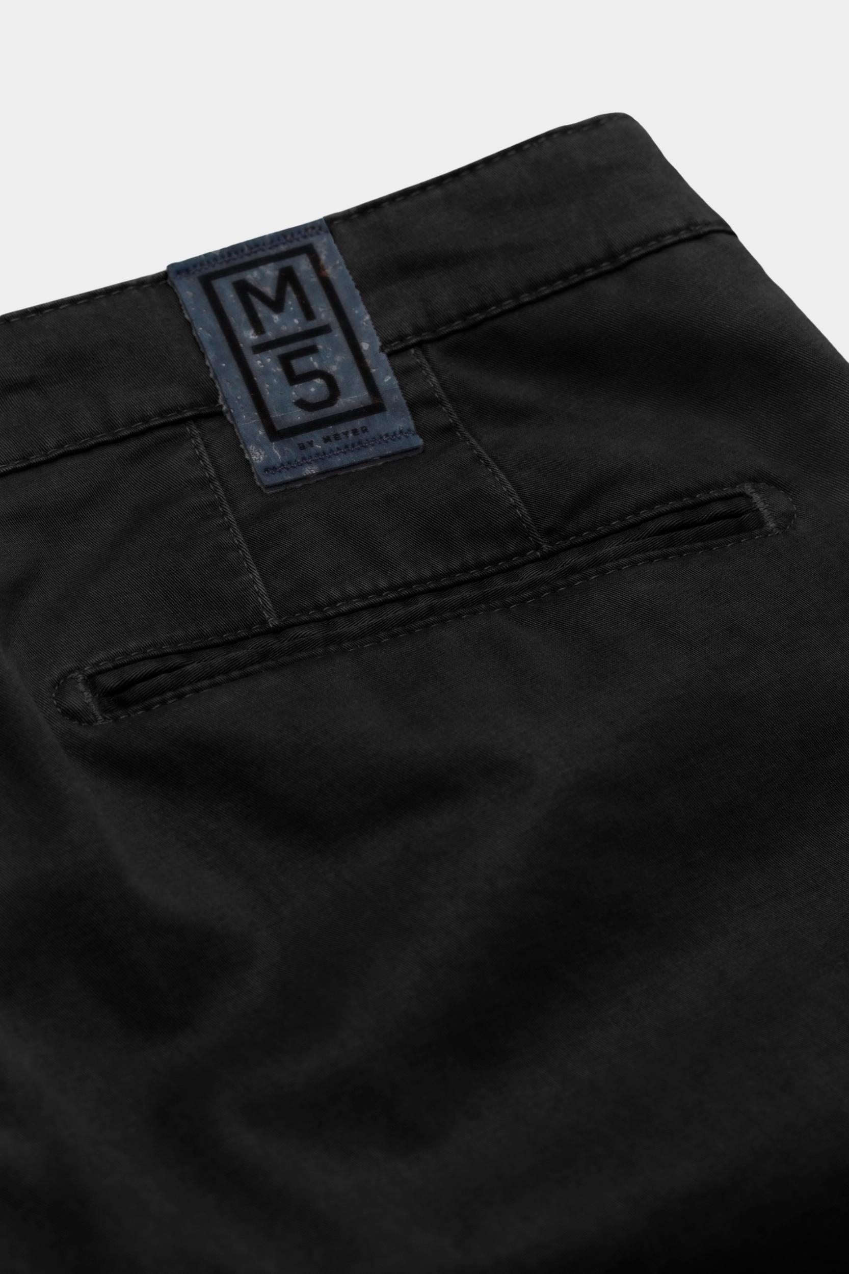Meyer Katoenen Broek Zwart CHINO Art.9-6001 3649600100/09