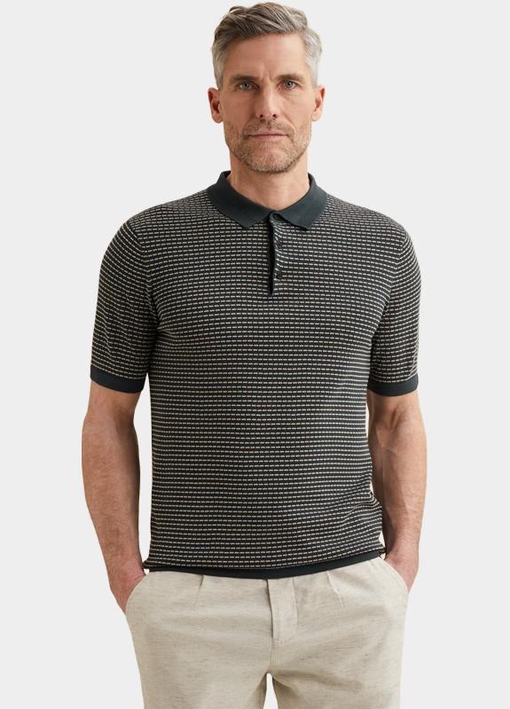 Vanguard Polo korte mouw Blauw Short sleeve polo cotton moda VPSS2604864/5108