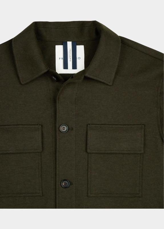 Profuomo Overshirt Groen  PPWF30002/A