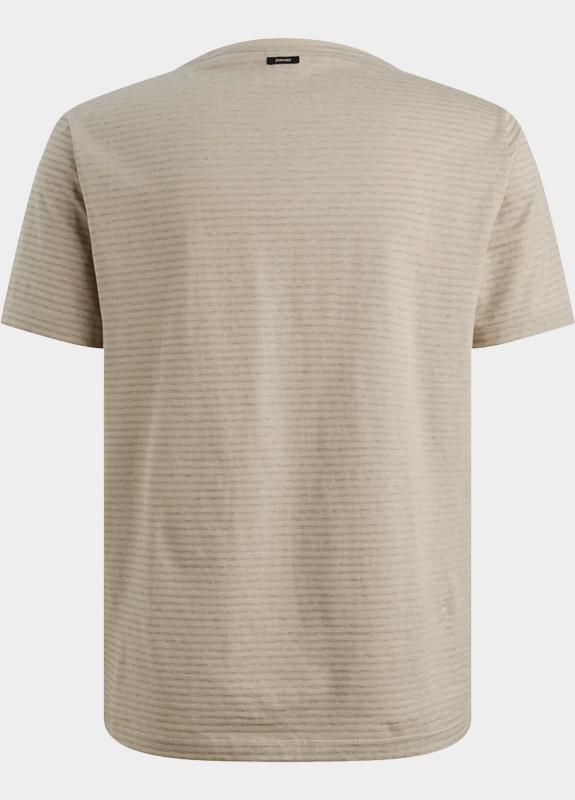 Vanguard T-shirt korte mouw Beige Short sleeve r-neck mercerise VTSS2604538/8265