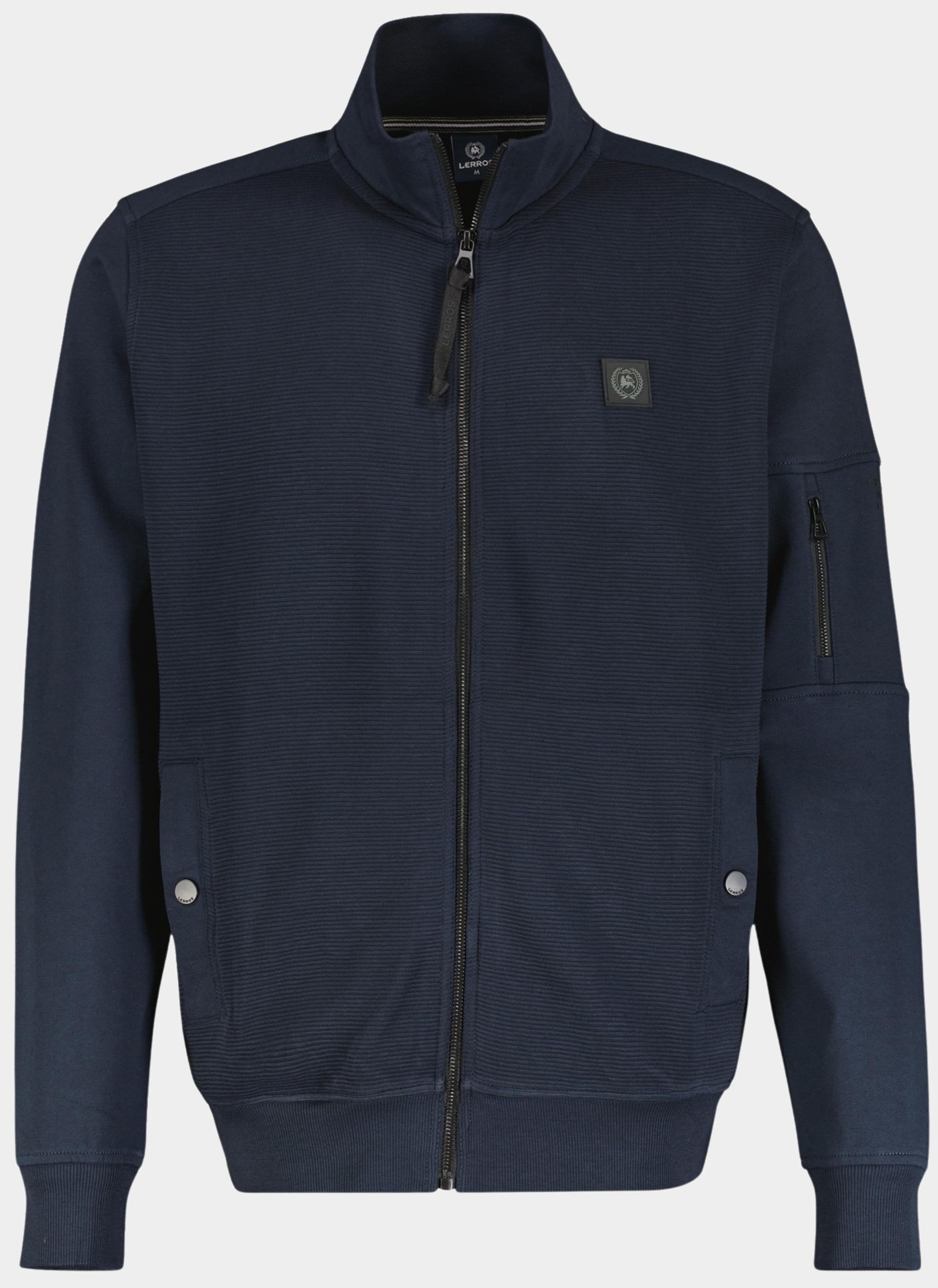 Lerros Vest Blauw SWEATJACKE 2494533/485