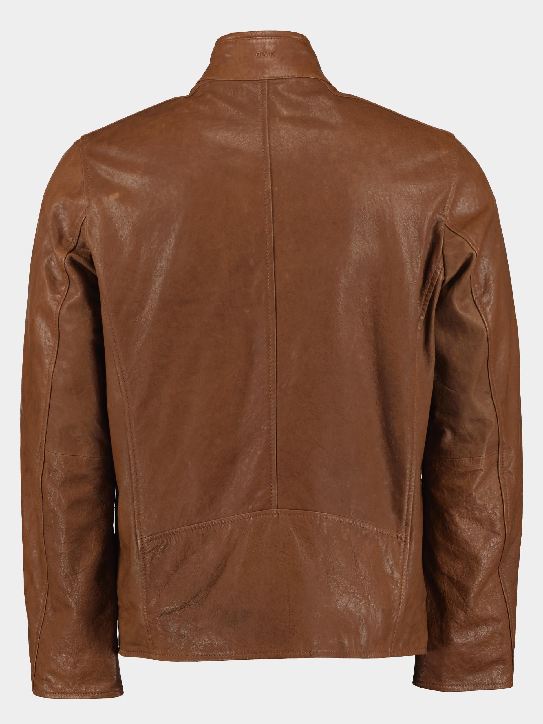 Donders 1860 Lederen jack Bruin Distrixx Leather Jacket 52382/461