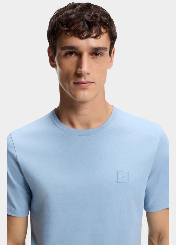 BOSS Orange Polo korte mouw Blauw Tales 10242631 02 50508584/458