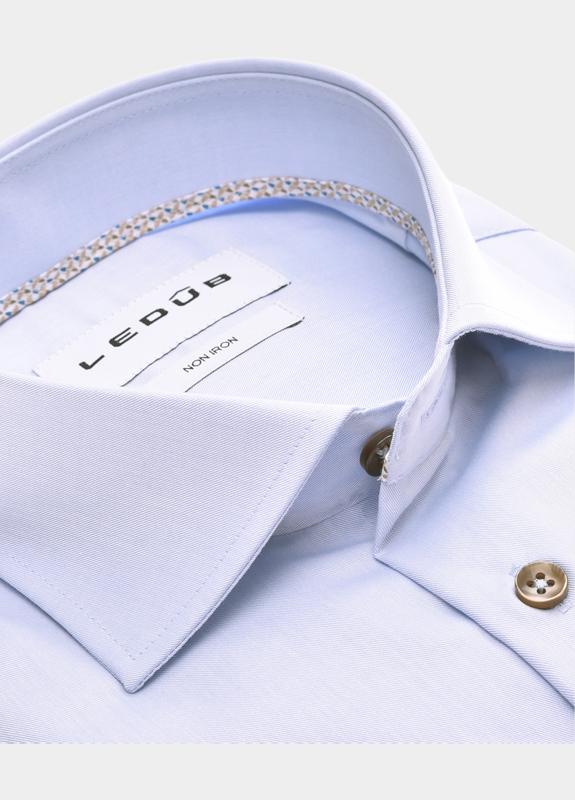Ledub Business hemd lange mouw Blauw  0143285/120-630-000