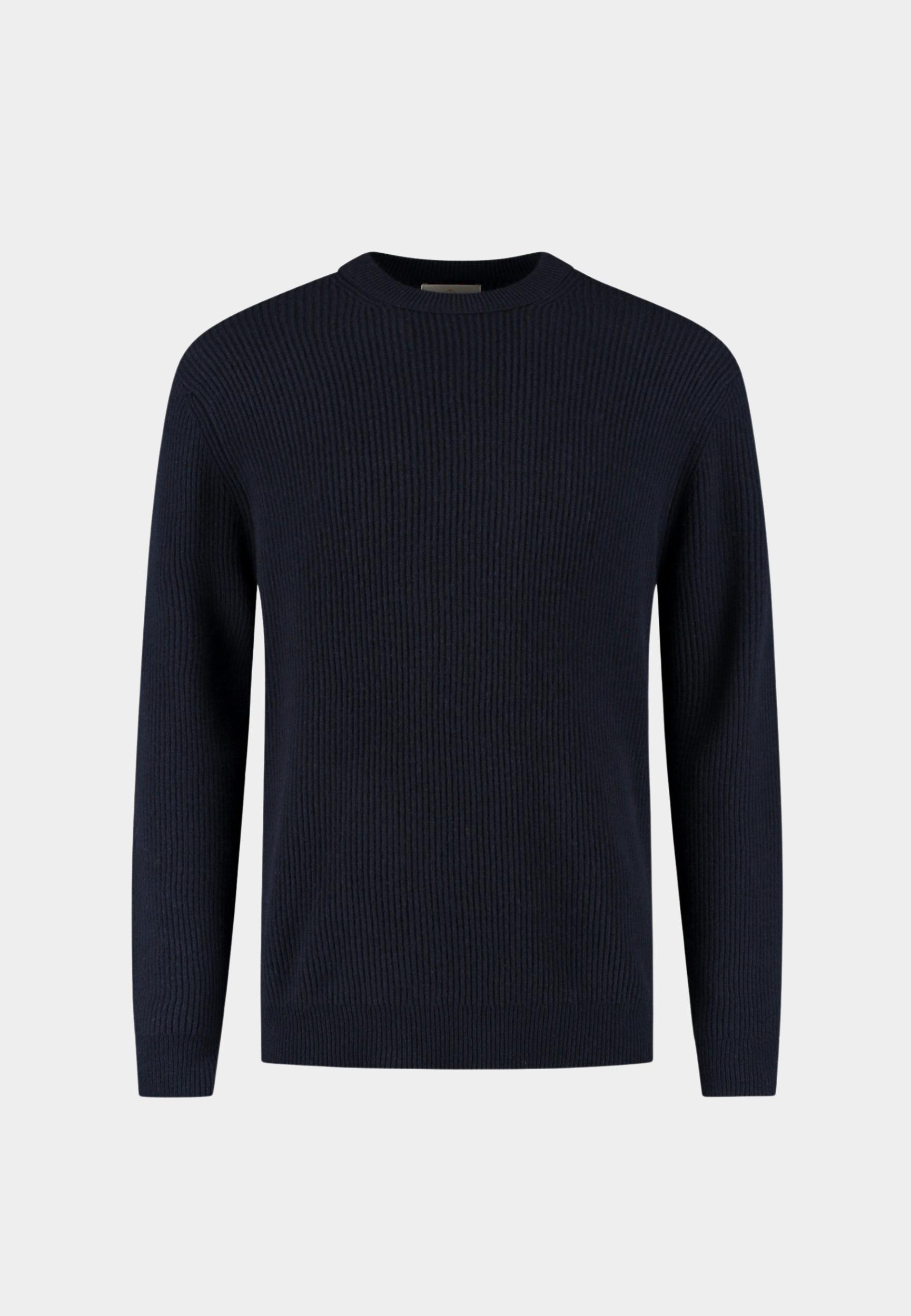 Dstrezzed Pullover Blauw DS_Stef rib Crewneck 405951/649