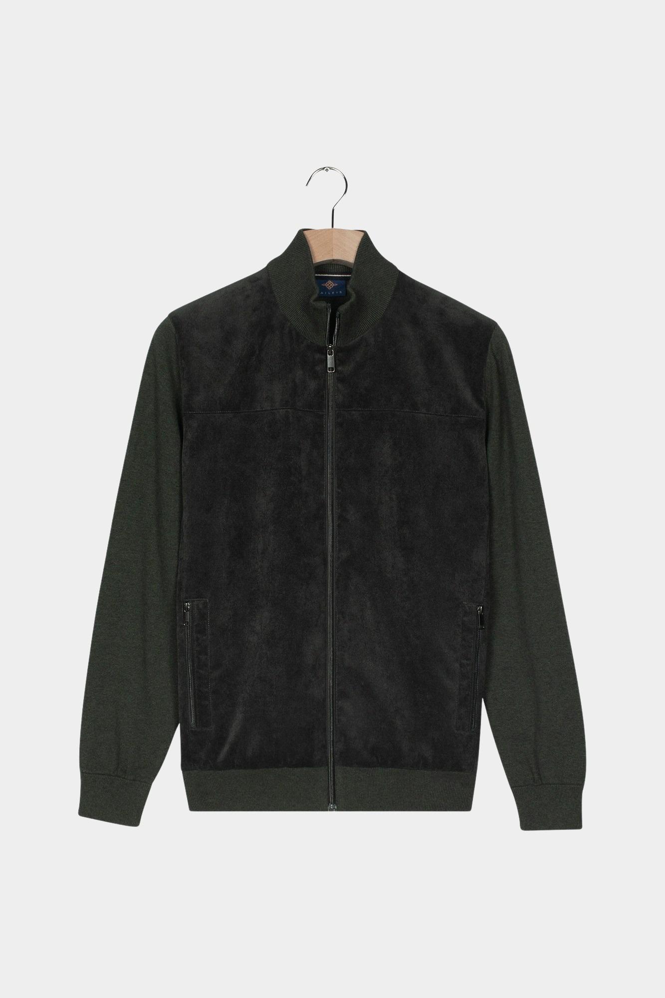 Baileys Vest Groen Cardigan Zip  Front body 522082/745