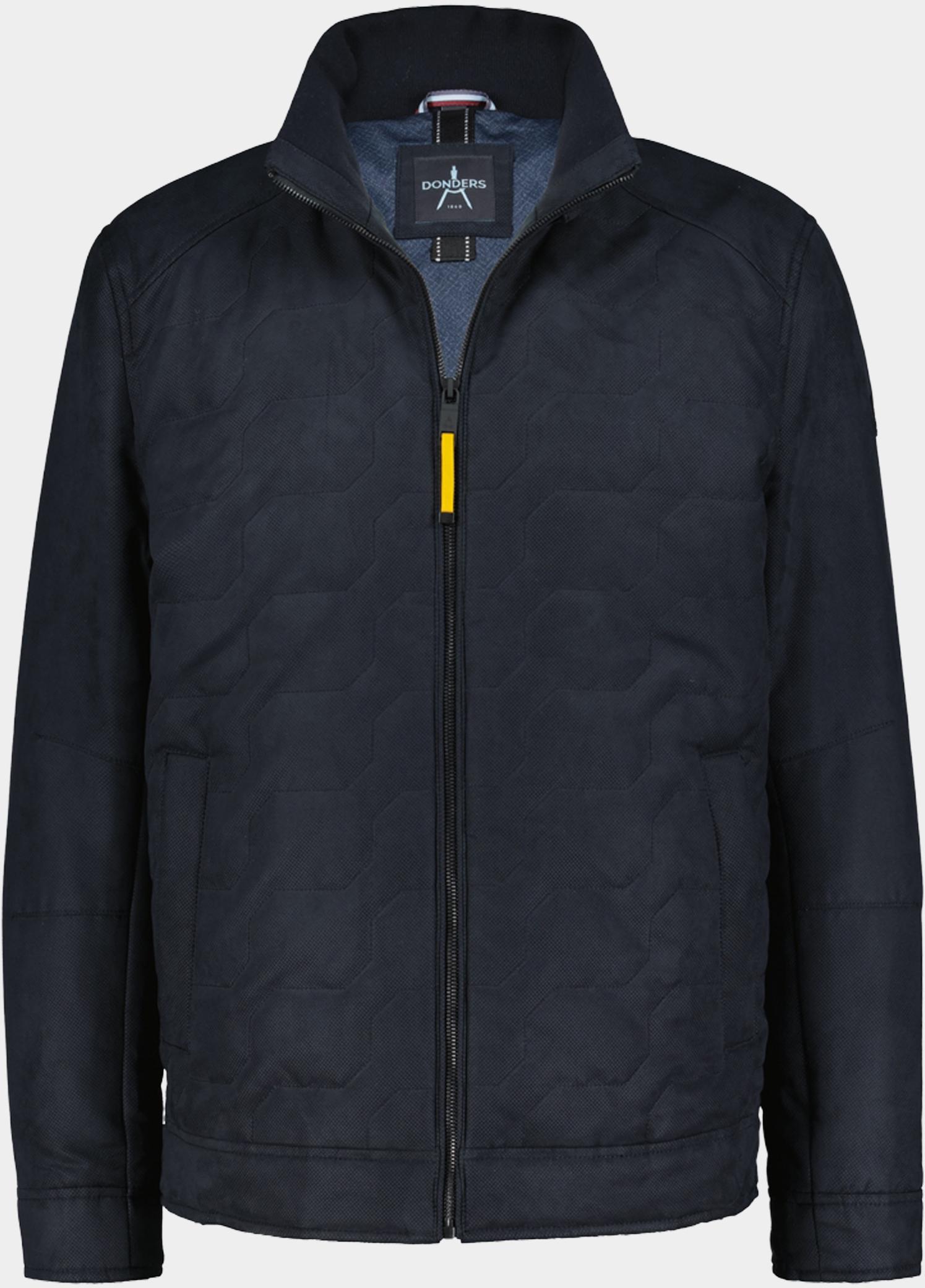 Donders 1860 Winterjas heren Blauw Textile jacket 21973/790
