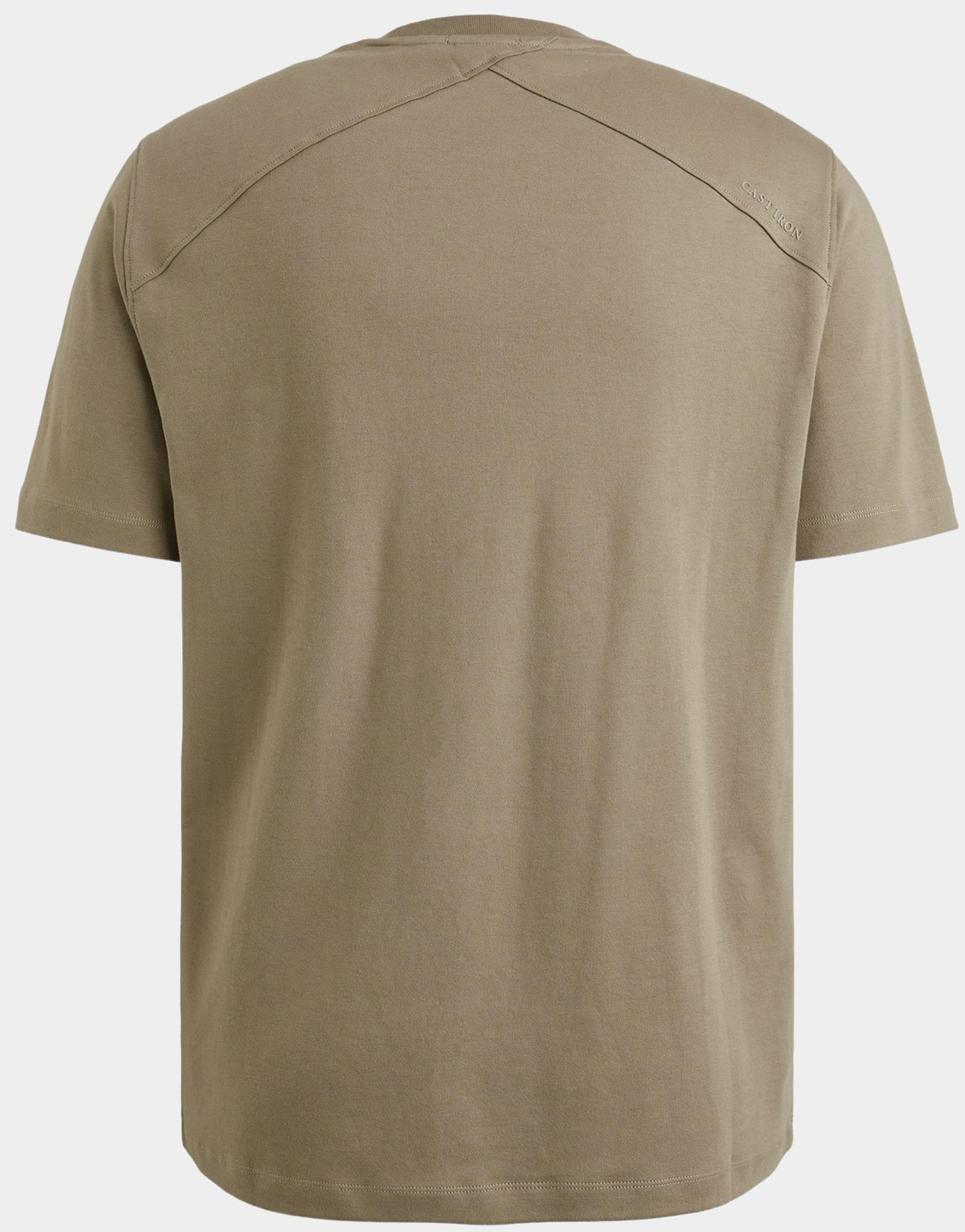 Cast Iron T-shirt korte mouw Bruin Short sleeve r-neck regular f CTSS2508588/8025