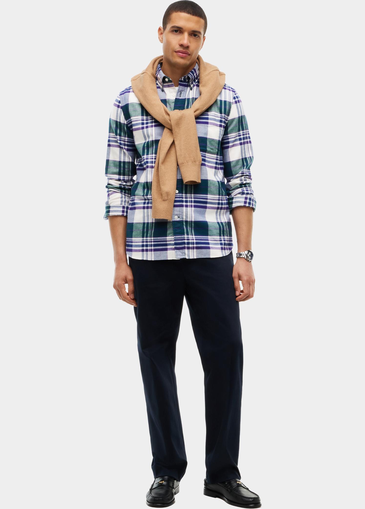 Tommy Hilfiger Overhemd heren Groen HERO FLANNEL TARTN CHCK RF SH MW0MW44592/0N1