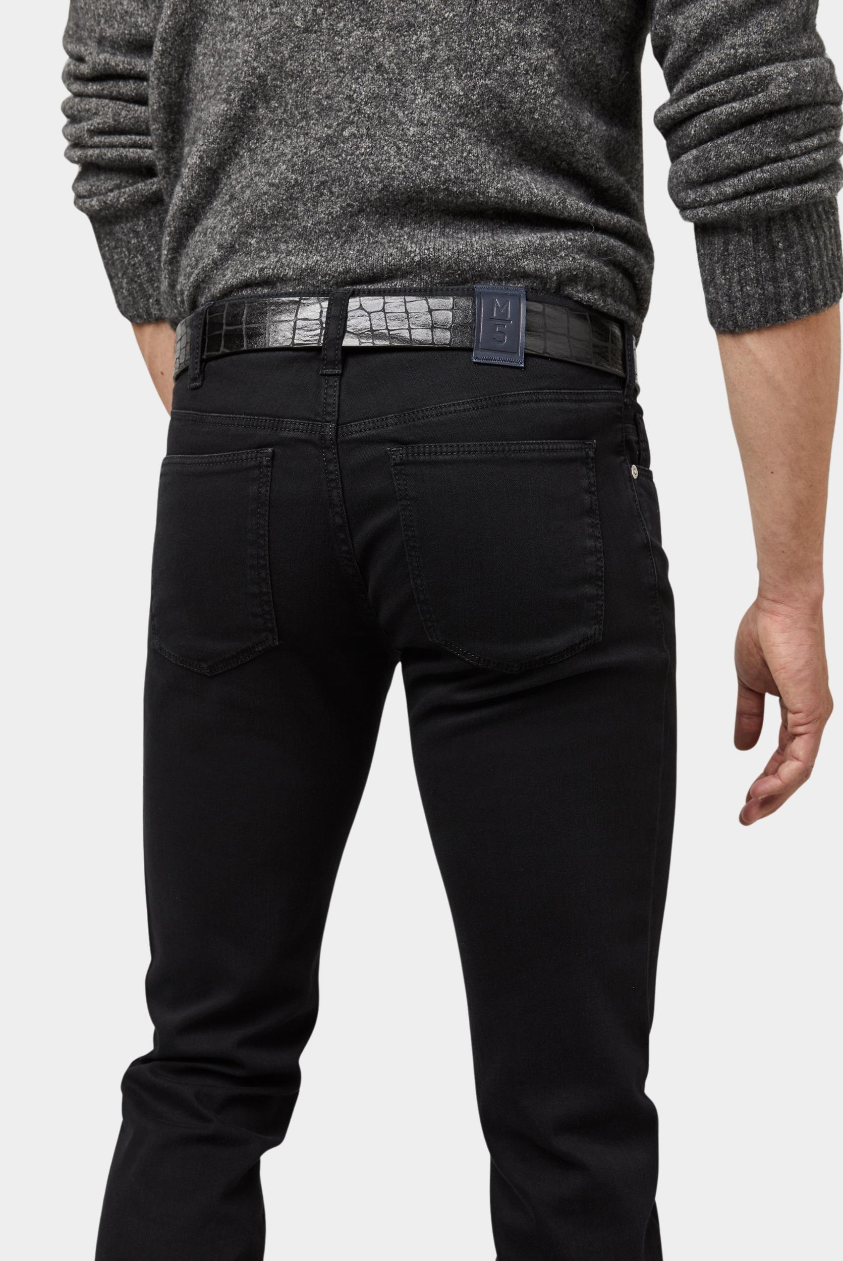Meyer Flatfront Jeans Zwart Slim Art.9-6206 3619620600/09