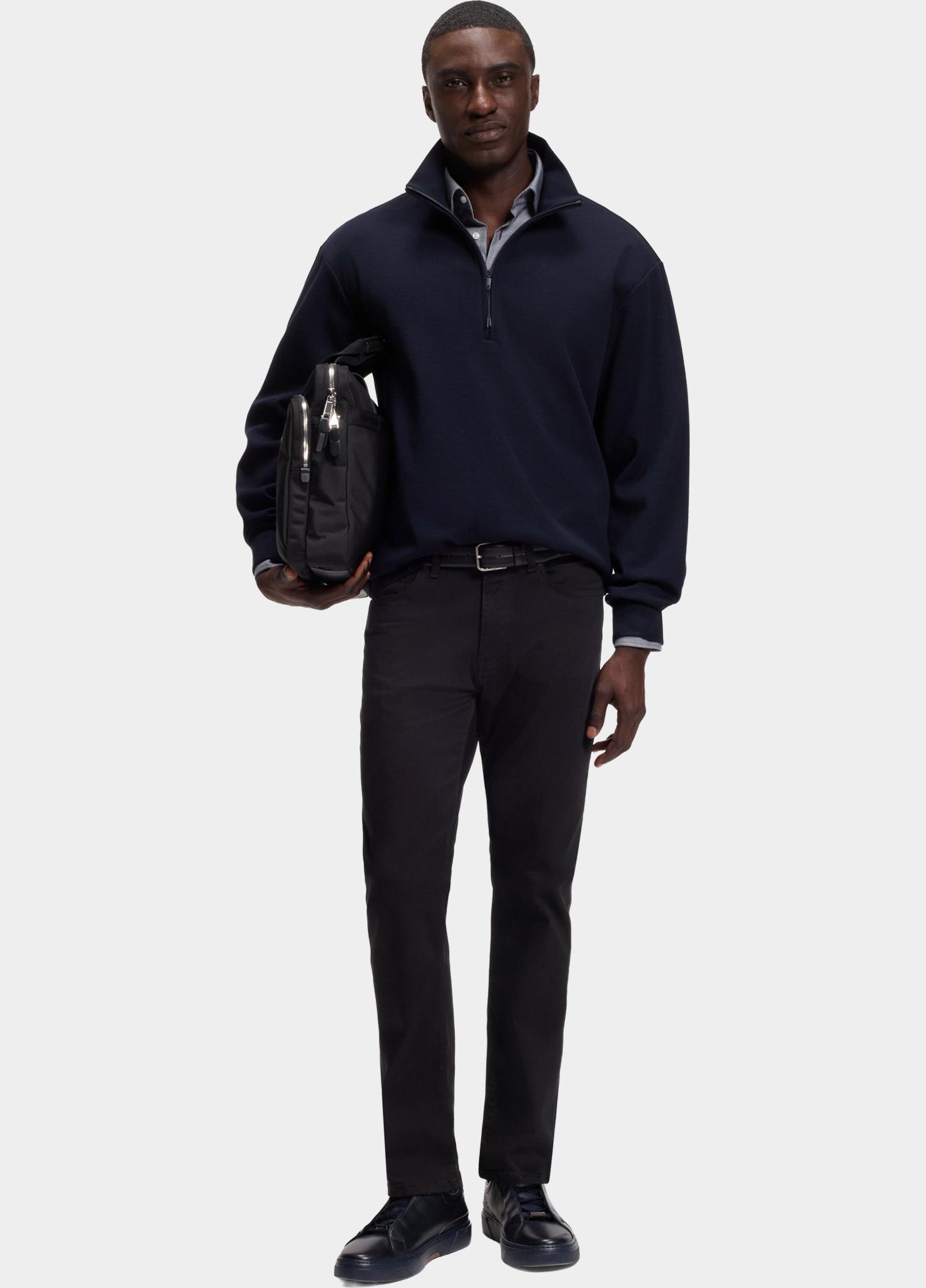 BOSS Black Katoenen 5-Pocket Blauw P-Delaware5 10276771 01 50553954/404