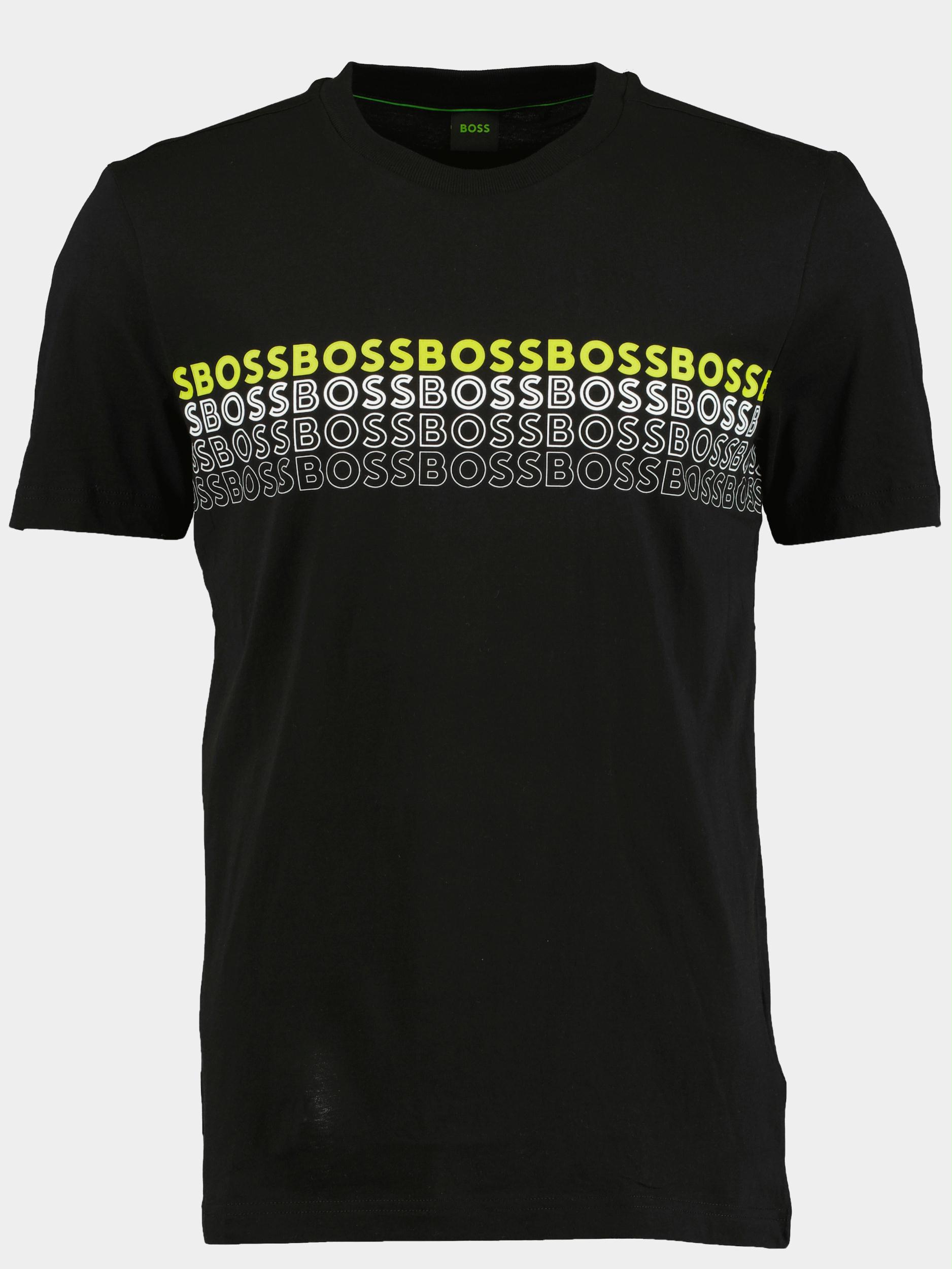 BOSS Green T-shirt korte mouw Zwart Tee 2 10247491 01 50488785/001