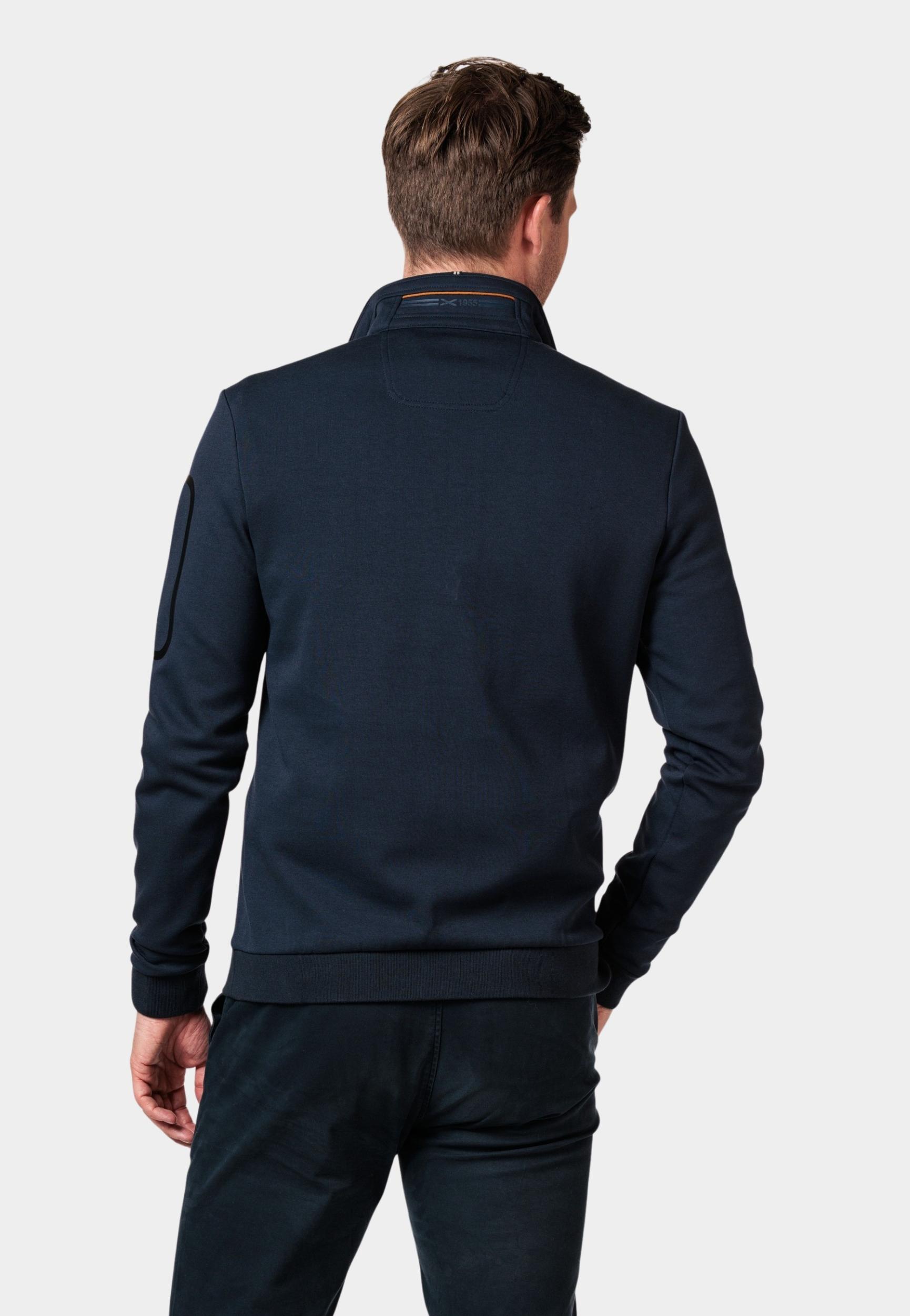 Baileys Half Zip Blauw Sweatshirt 1/2 Zip  Double Fa 323153/60