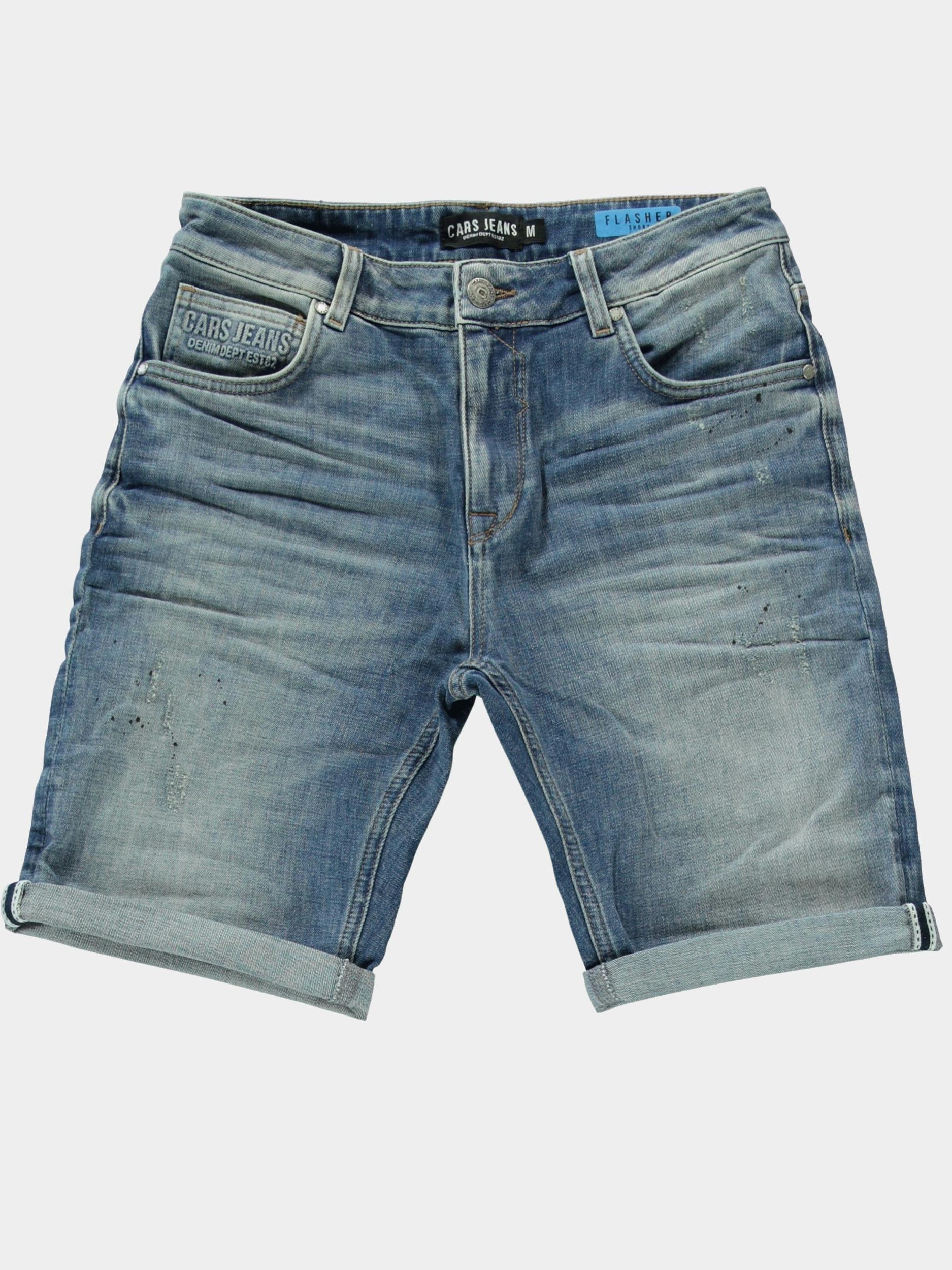 Cars Jeans Korte Broek Blauw Flasher 43968/03