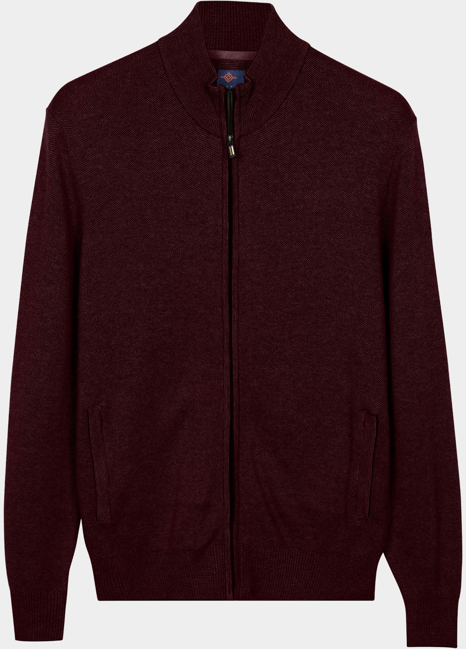 Baileys Vest heren Blauw Cardigan Zip  all-over 2-tone 622009/405