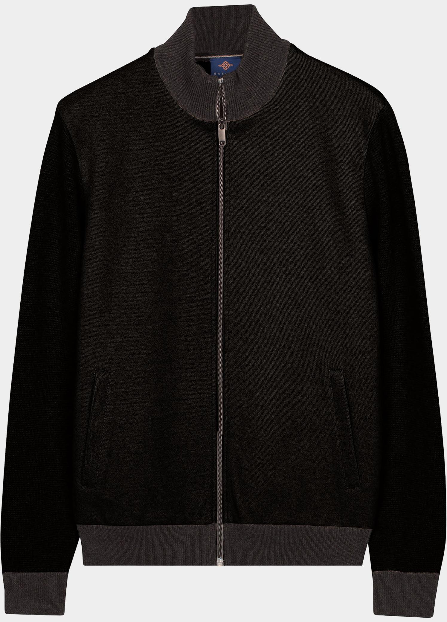 Baileys Vest heren Blauw Cardigan Zip  Front Body -sof 622093/965