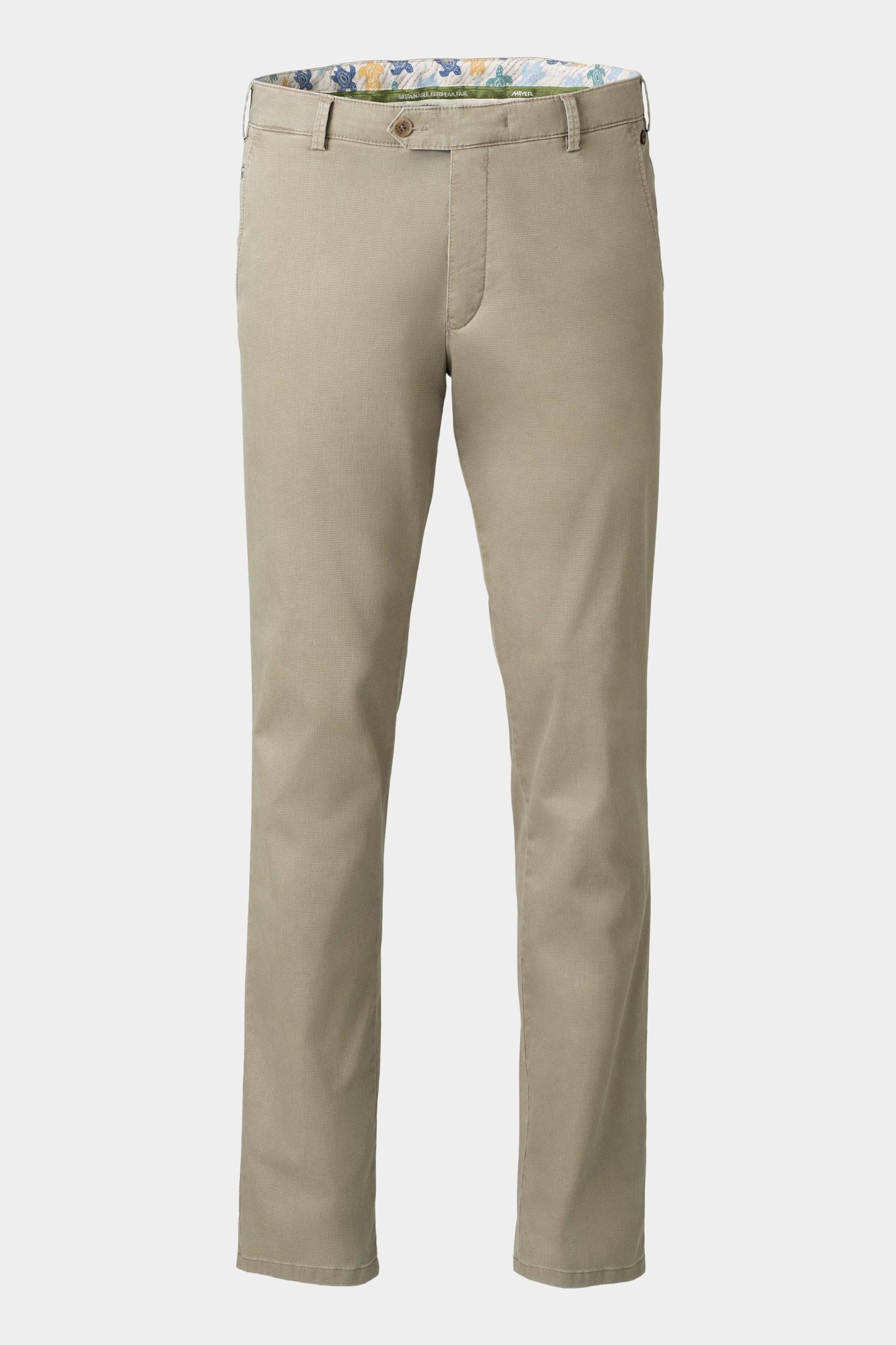 Meyer Katoenen Broek Beige ROMA Art.1-5058 1151505800/34